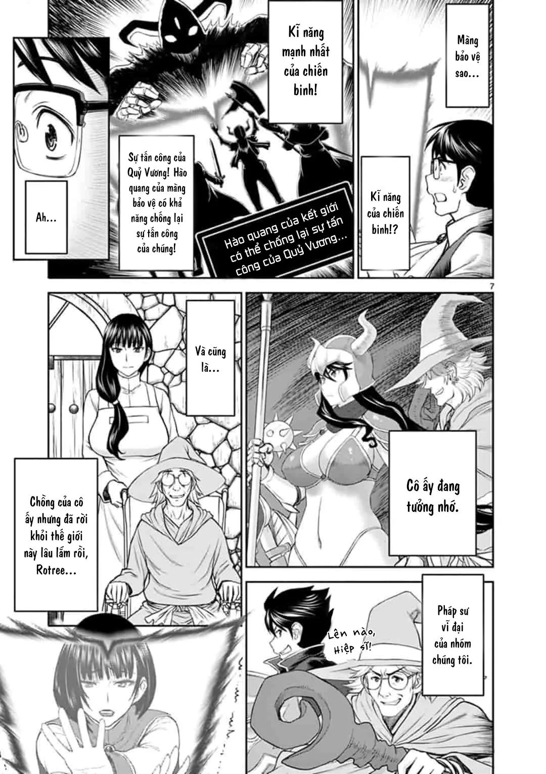 HentaiVN.net - Ảnh 8 - Isekai Furin [異世界不倫～魔王討伐から十年、妻とはレスの元勇者と、夫を亡くした女戦士～] - Chap 3