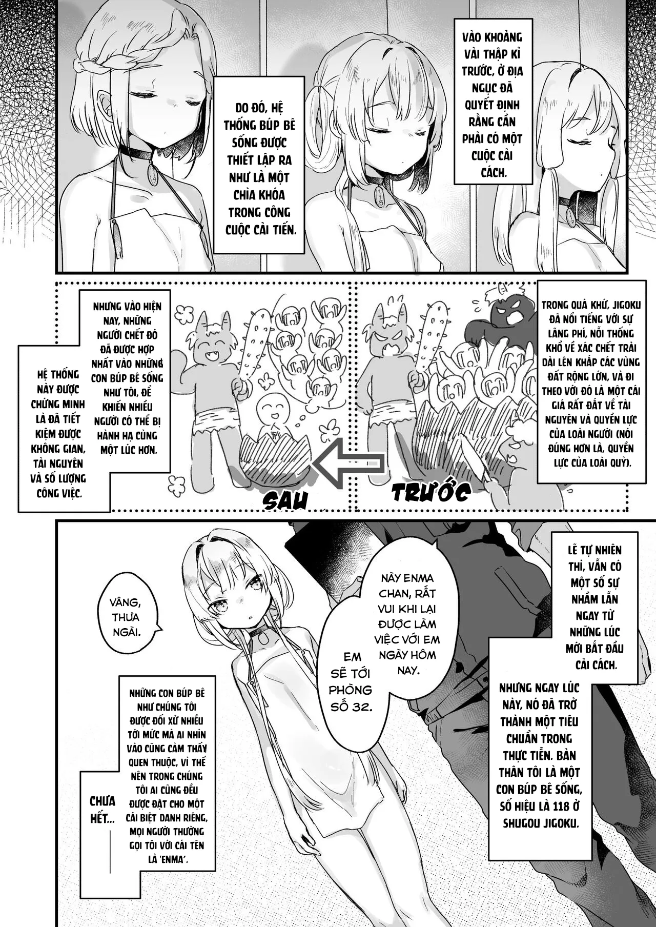 HentaiVN.net - Ảnh 7 - Enma-chan, búp bê ở địa ngục. [Enma wa Jigoku no Ikiningyou; Enma, Hell's Living Doll] - Oneshot