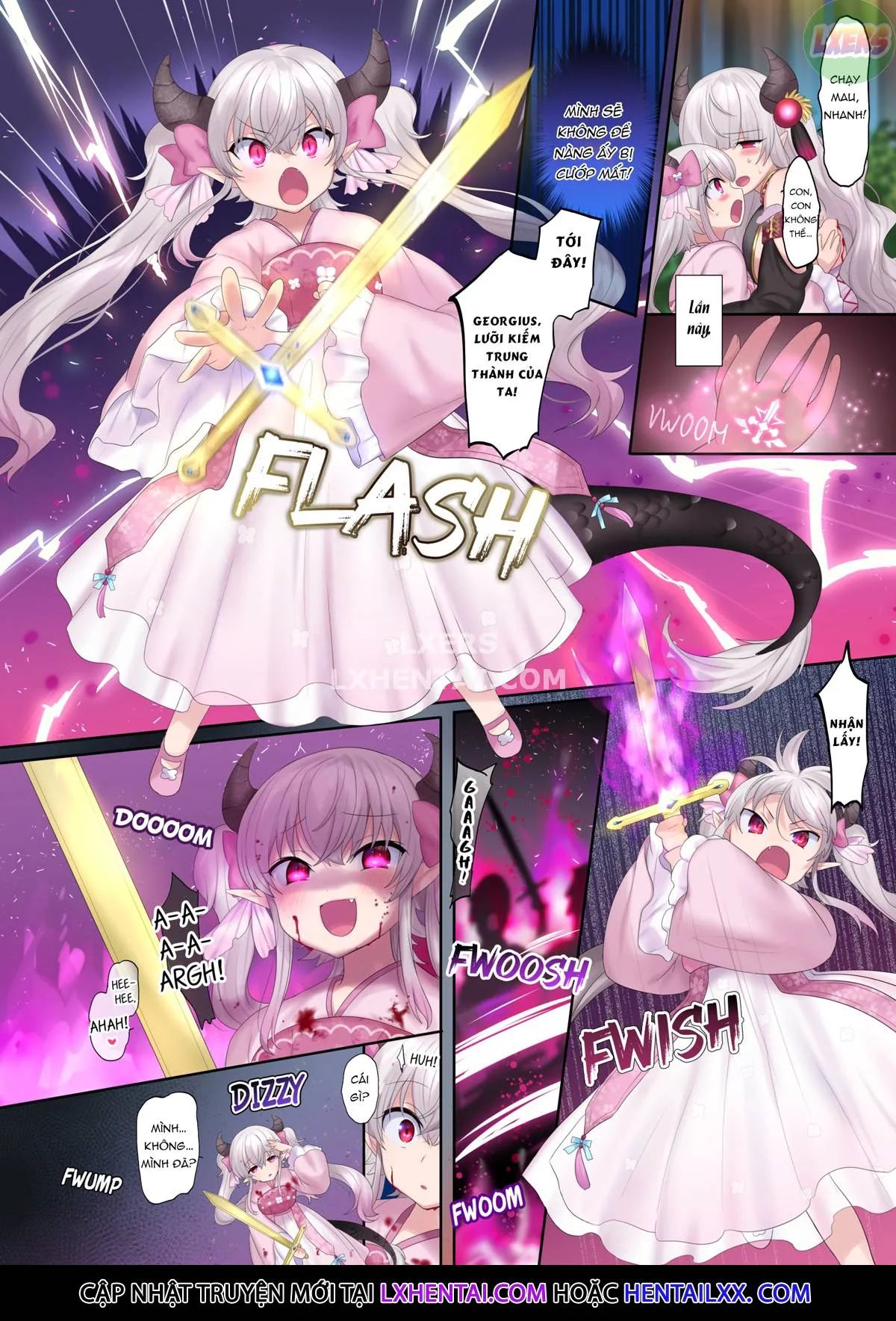 HentaiVN.net - Ảnh 26 - Yuusha Aku Ni Ochiru ~Ryu Hime Meifa No Kakusei~ [A Hero's Fall From Grace Dragon Princess] - Oneshot