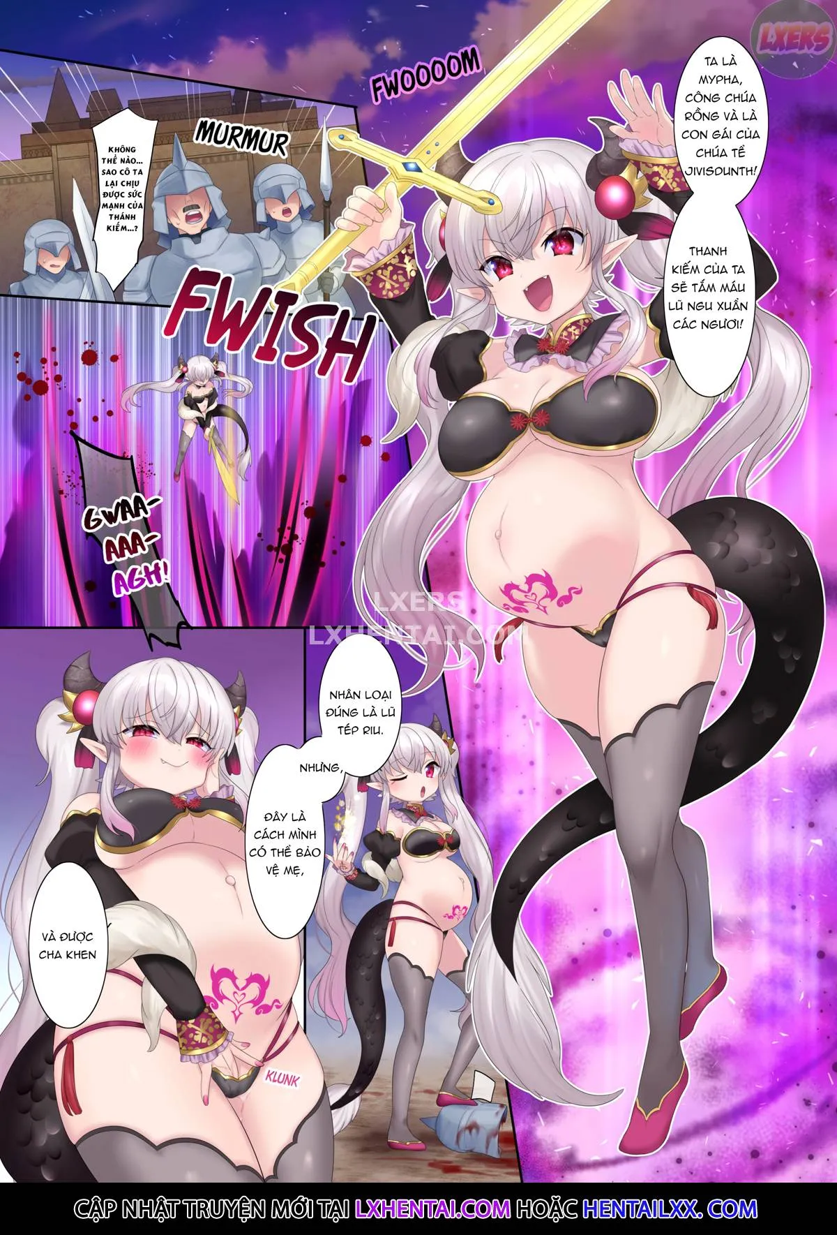 HentaiVN.net - Ảnh 43 - Yuusha Aku Ni Ochiru ~Ryu Hime Meifa No Kakusei~ [A Hero's Fall From Grace Dragon Princess] - Oneshot
