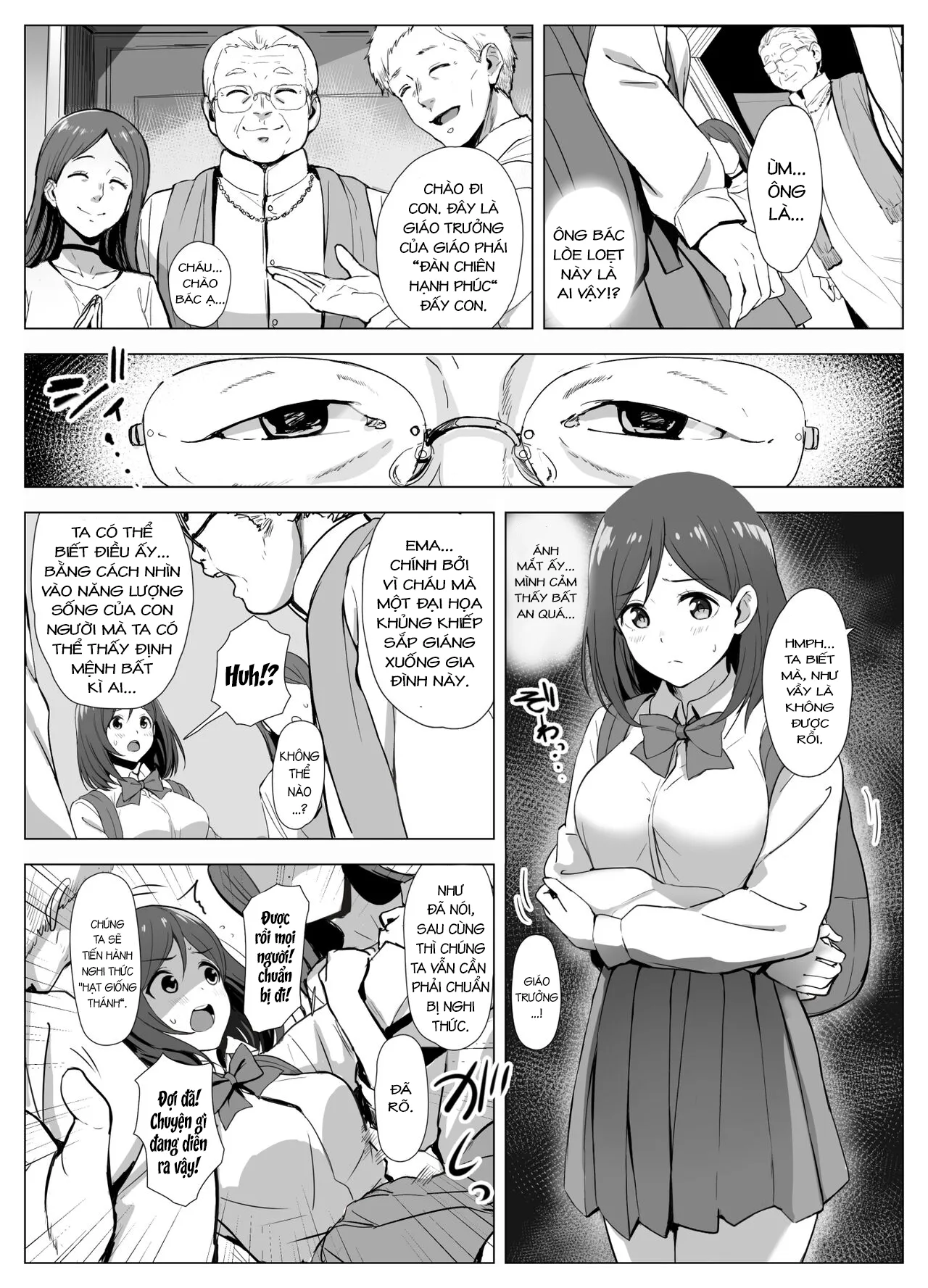 HentaiVN.net - Ảnh 5 - The Founder's Sexual Teachings ~Cult Impregnation Ritual~ [Kyouso-sama no Seinaru Oshie ~Karuto Kyoudan no Haramase Gishiki~] - Oneshot