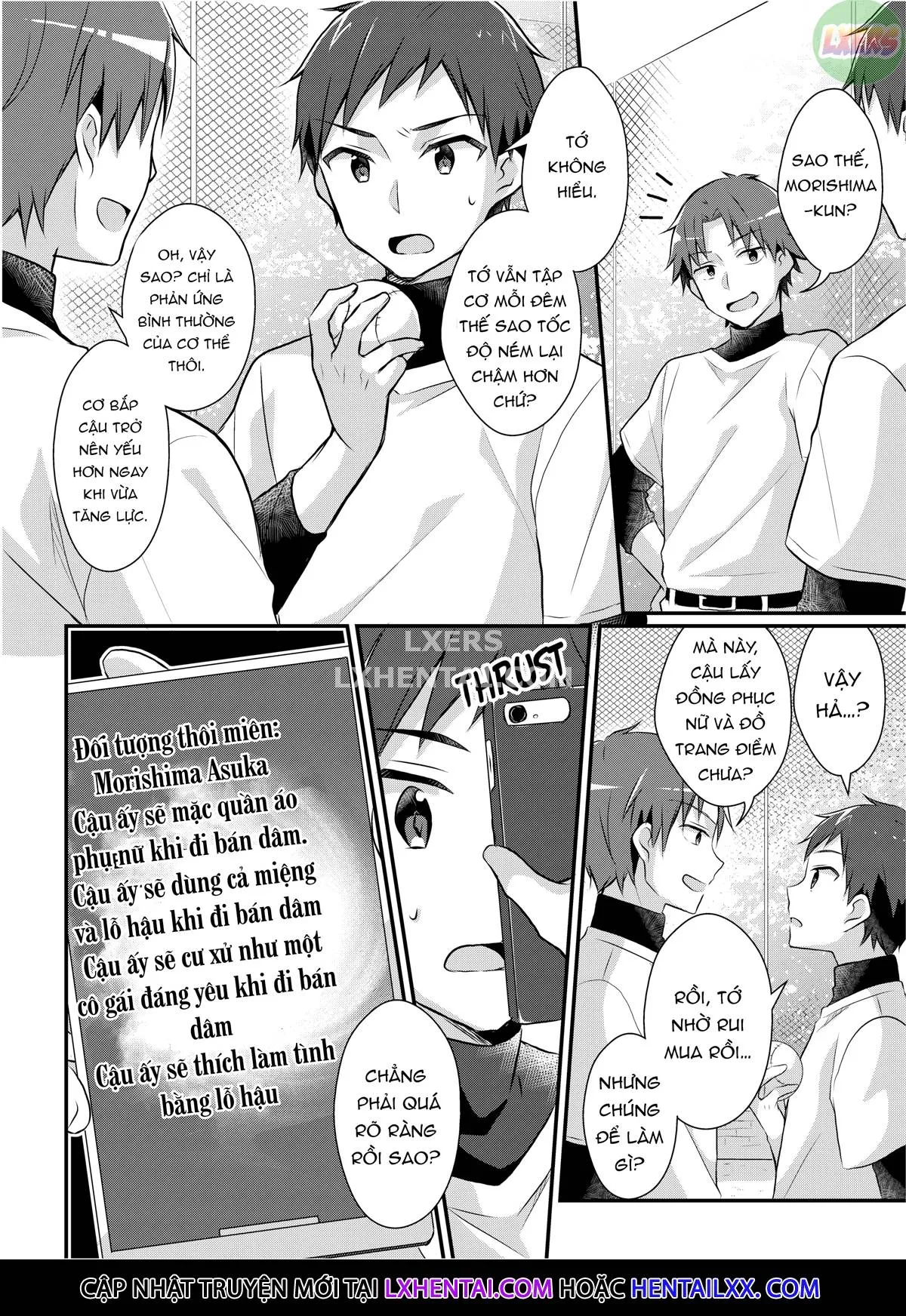 HentaiVN.net - Ảnh 10 - The Former Ace of the Baseball Team is a Prostitute Girl [Yakyuubu No Moto Ace ♂ Wa Sei Shori Pet ♀; Former Baseball Club's Ace ♂ Is A Sexual Relief Pet ♀] - Oneshot