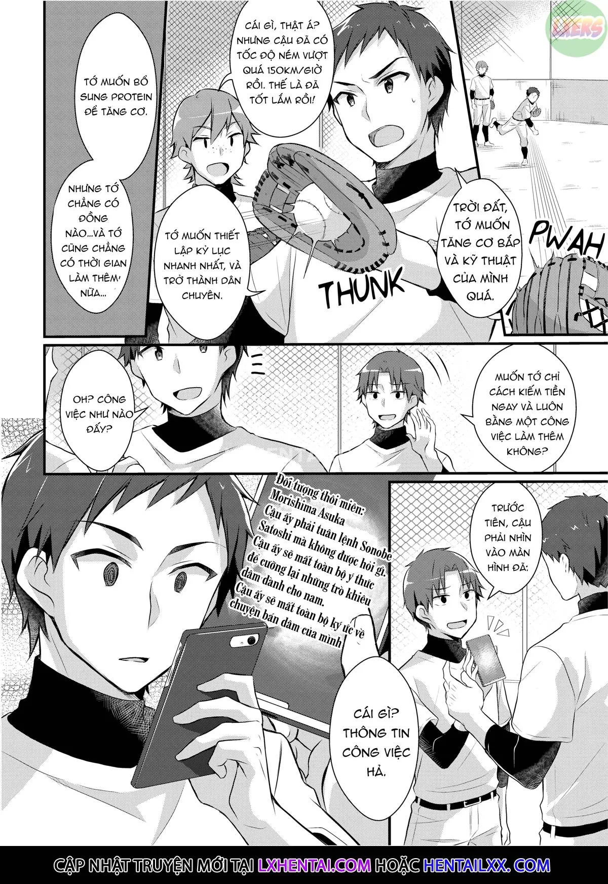 HentaiVN.net - Ảnh 8 - The Former Ace of the Baseball Team is a Prostitute Girl [Yakyuubu No Moto Ace ♂ Wa Sei Shori Pet ♀; Former Baseball Club's Ace ♂ Is A Sexual Relief Pet ♀] - Oneshot