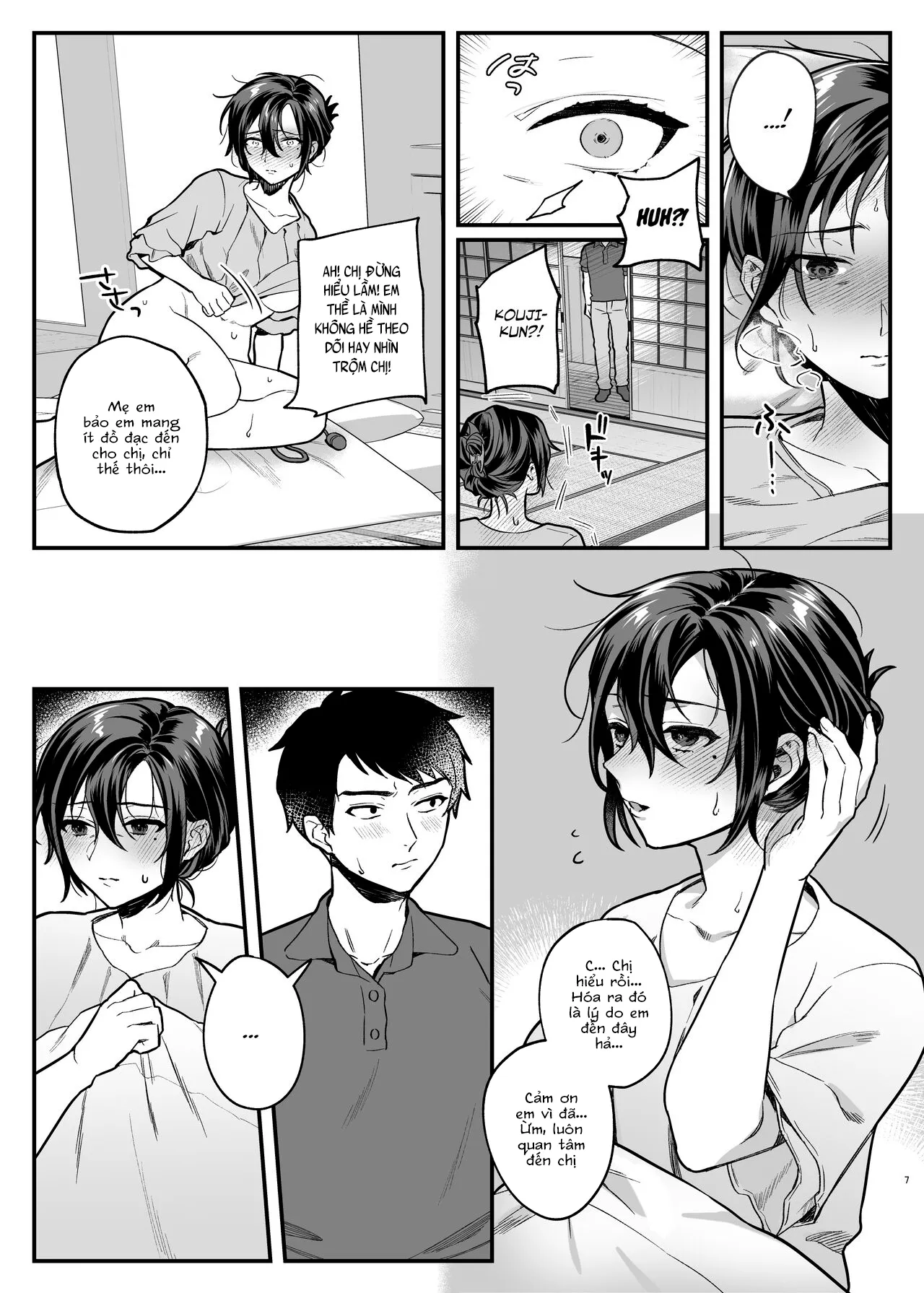 HentaiVN.net - Ảnh 8 - Góa phụ của anh trai tôi [Naki Ani no Yome, My Brother's Widow!] - Oneshot