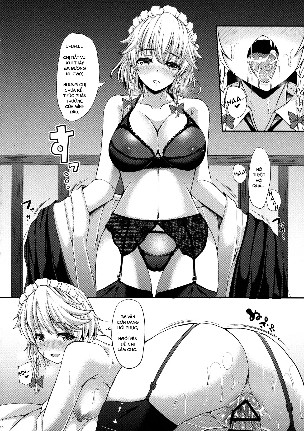 HentaiVN.net - Ảnh 20 - Izayoi Sakuya no Himitsu na Jijou - Oneshot