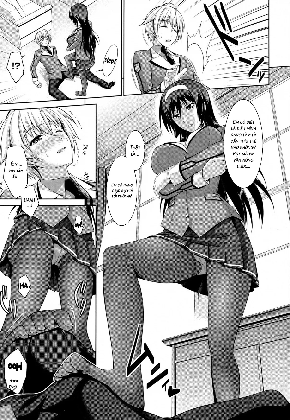 HentaiVN.net - Ảnh 10 - Để em sủa cho chị nghe [Boku wa Anata ni Wan to Naku] - Chap 1