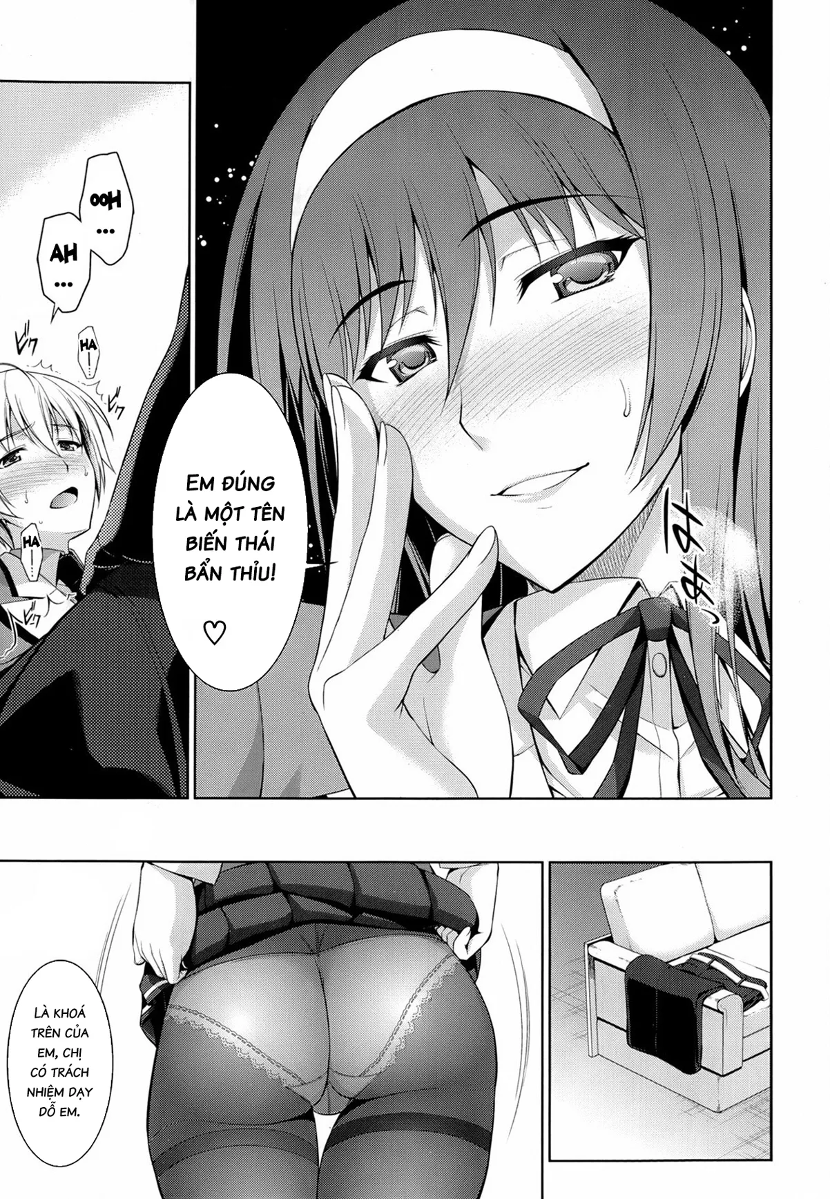 HentaiVN.net - Ảnh 12 - Để em sủa cho chị nghe [Boku wa Anata ni Wan to Naku] - Chap 1