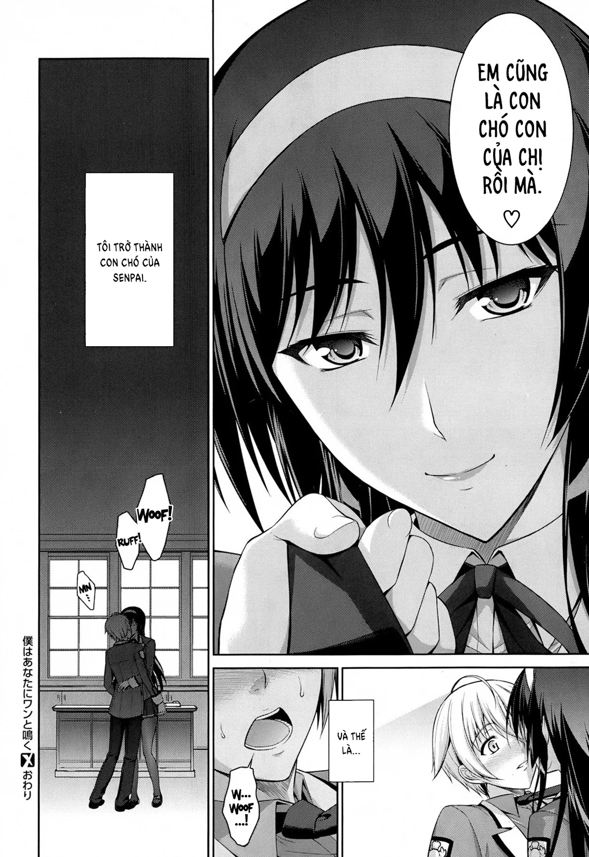 HentaiVN.net - Ảnh 29 - Để em sủa cho chị nghe [Boku wa Anata ni Wan to Naku] - Chap 1