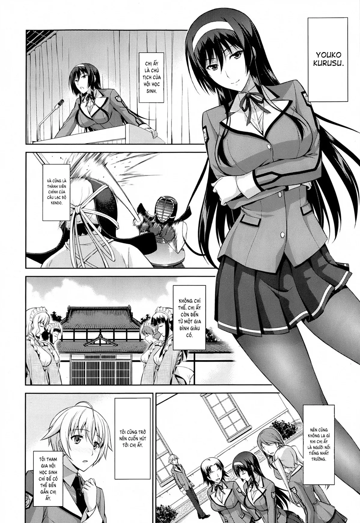 HentaiVN.net - Ảnh 3 - Để em sủa cho chị nghe [Boku wa Anata ni Wan to Naku] - Chap 1