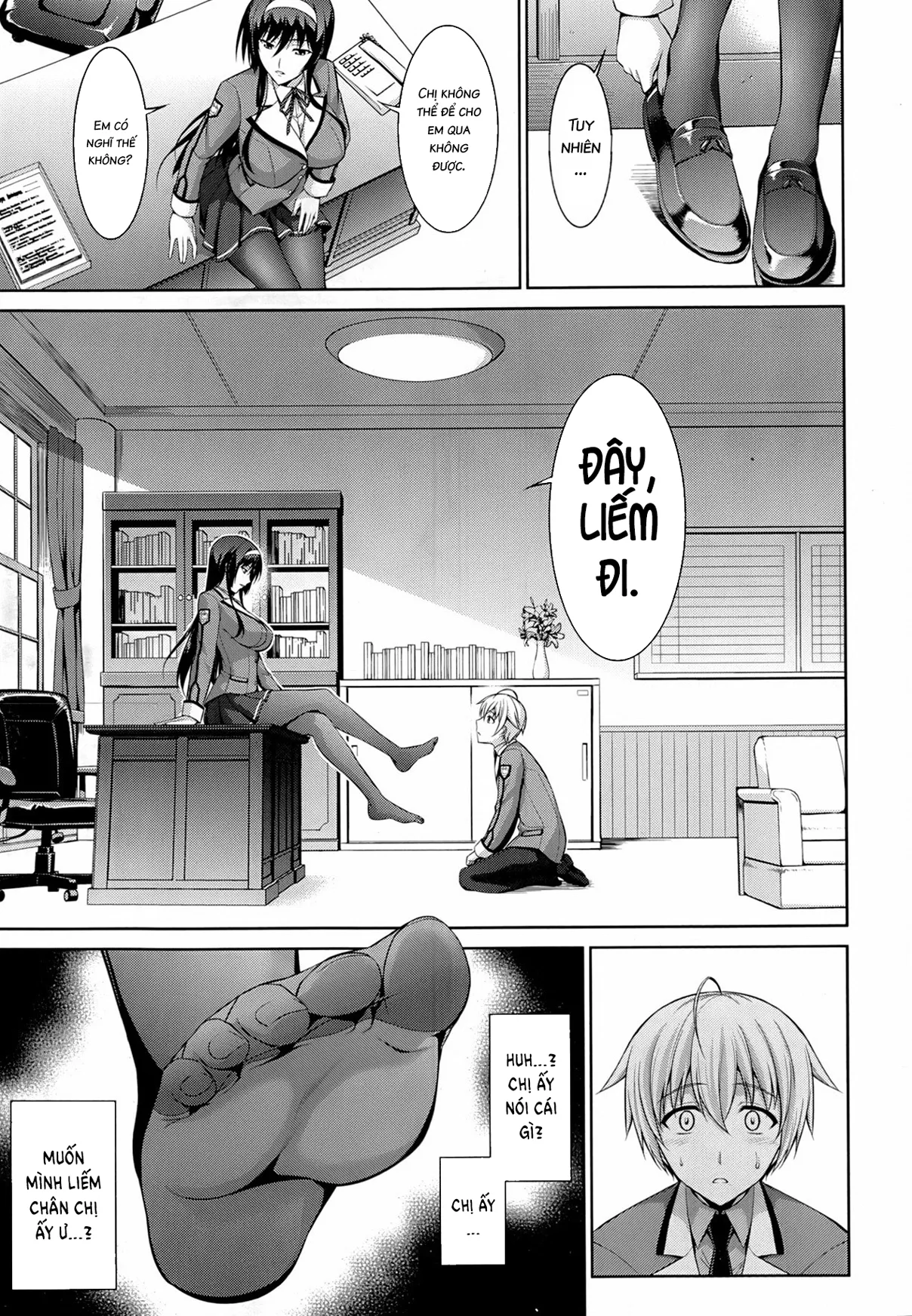 HentaiVN.net - Ảnh 6 - Để em sủa cho chị nghe [Boku wa Anata ni Wan to Naku] - Chap 1