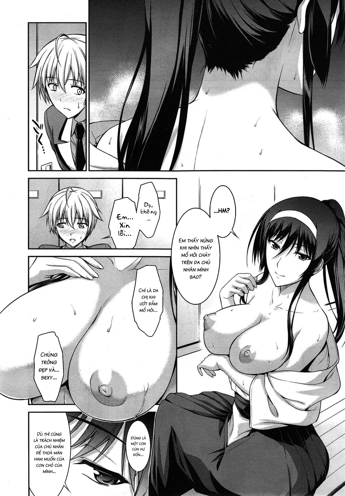 HentaiVN.net - Ảnh 5 - Để em sủa cho chị nghe [Boku wa Anata ni Wan to Naku] - Chap 2