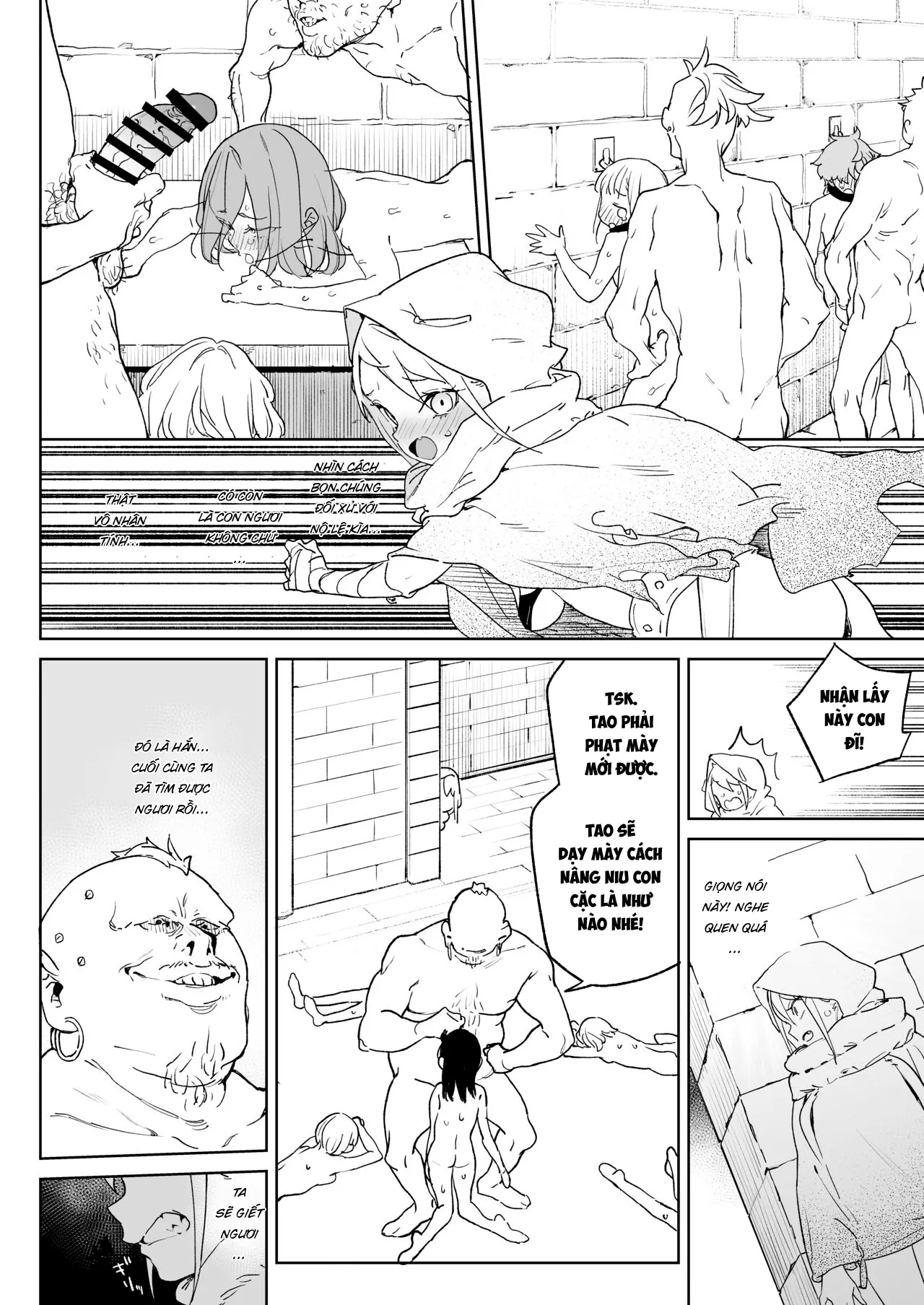 HentaiVN.net - Ảnh 14 - Báo thù con cá chà bặc [Chinpo Kurui Fukushuusha no Matsuro, The Fate of the Cock Crazy Avenger] - Oneshot
