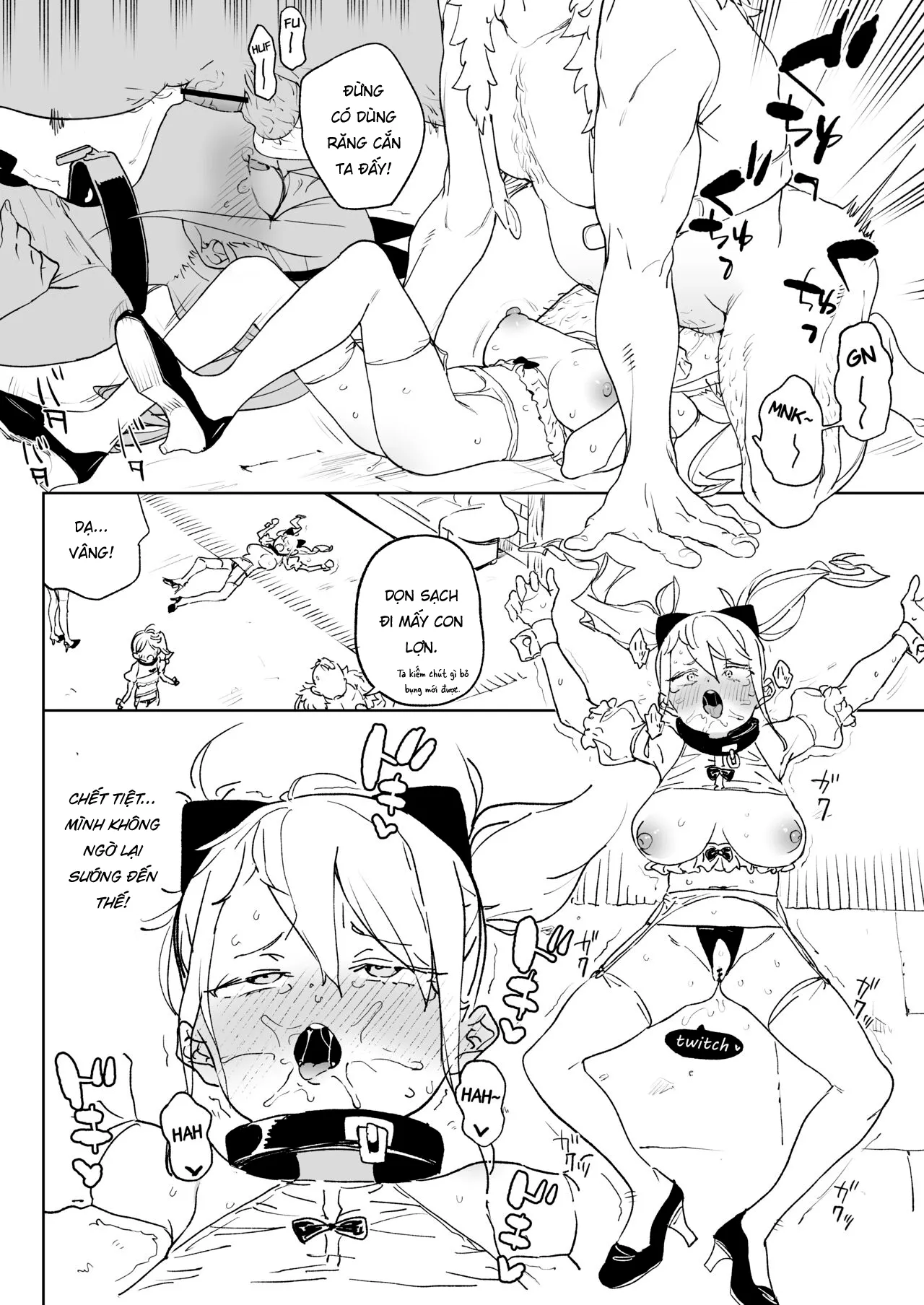 HentaiVN.net - Ảnh 24 - Báo thù con cá chà bặc [Chinpo Kurui Fukushuusha no Matsuro, The Fate of the Cock Crazy Avenger] - Oneshot