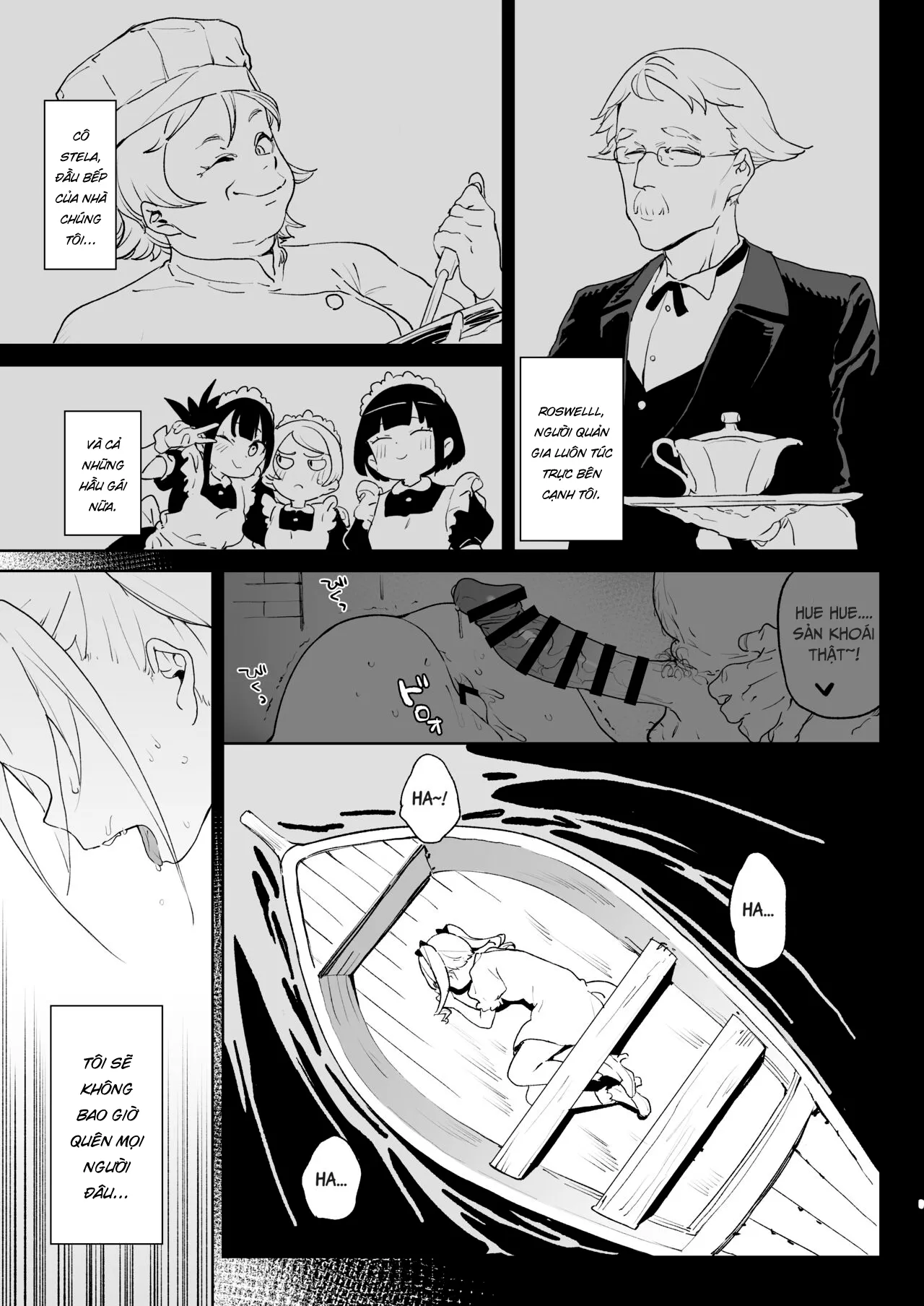 HentaiVN.net - Ảnh 7 - Báo thù con cá chà bặc [Chinpo Kurui Fukushuusha no Matsuro, The Fate of the Cock Crazy Avenger] - Oneshot