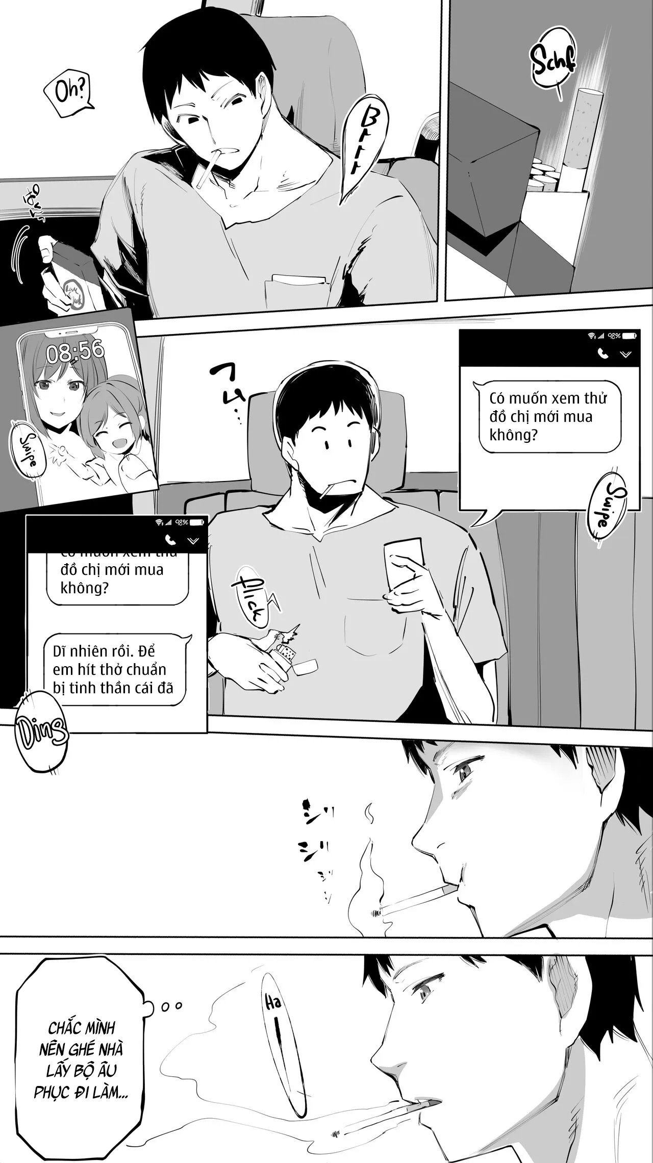 HentaiVN.net - Ảnh 9 - Chịch xã giao với Senpai đã có chồng! [imoto no Hame Tomo. ...Senpai no Hitozuma S..., My Hometown Fuck Buddy. Married Senpai S's Case] - Phần đầu