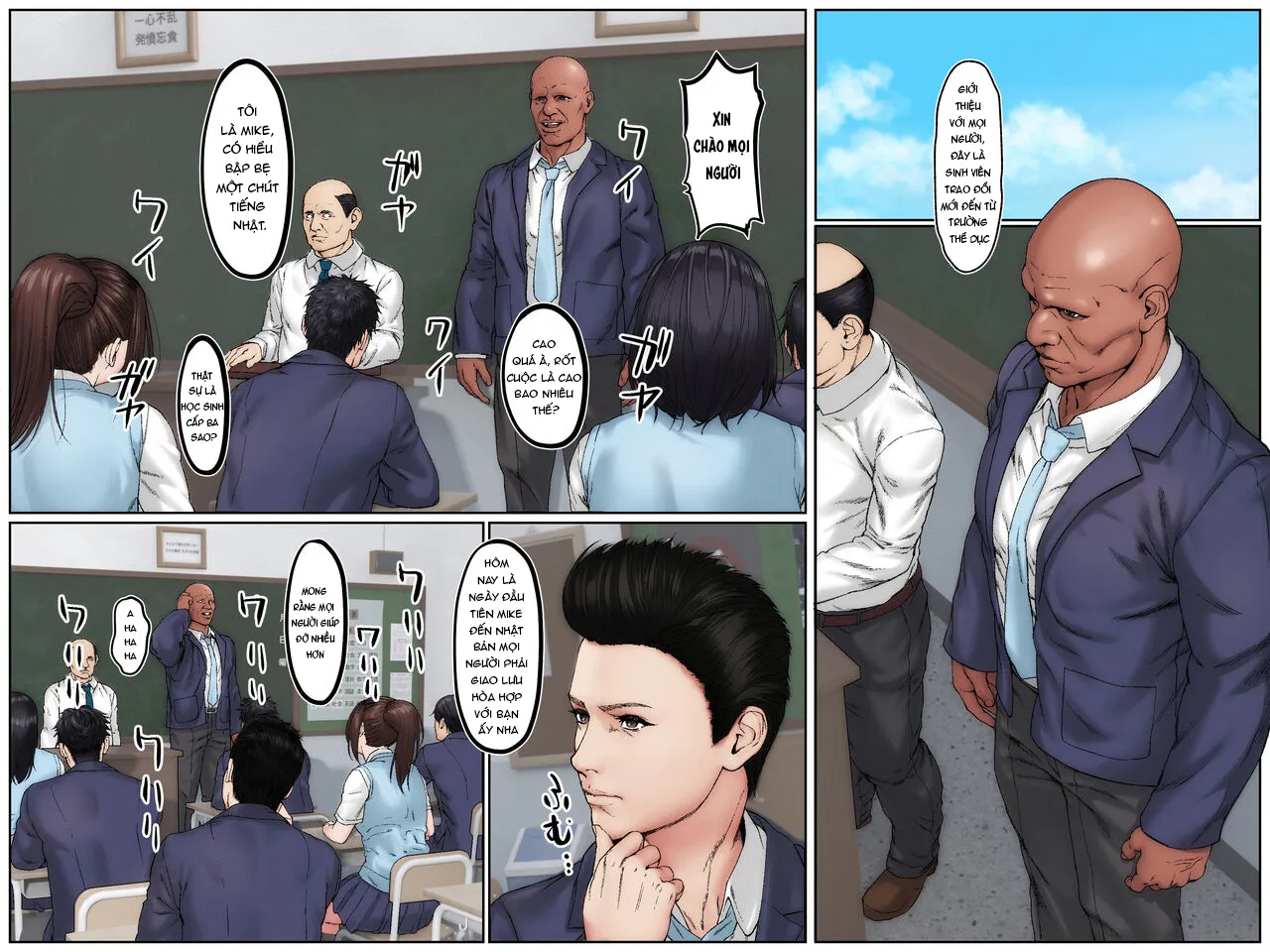 HentaiVN.net - Ảnh 7 - Gaikokujin Ryuugakusei ni Netorareru Kanojo [外国人留学生に寝取られる彼女] - Chap 1