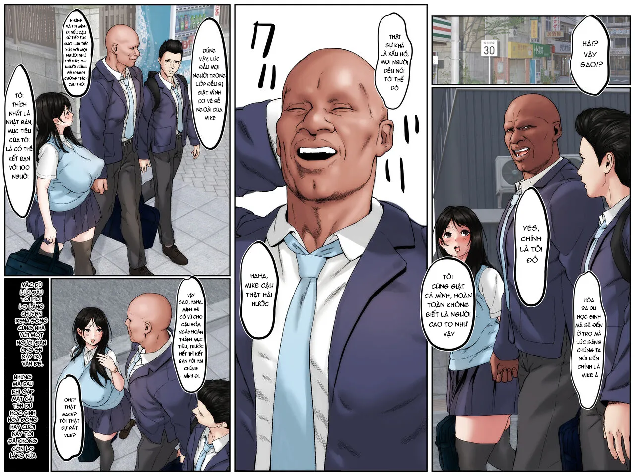 HentaiVN.net - Ảnh 8 - Gaikokujin Ryuugakusei ni Netorareru Kanojo [外国人留学生に寝取られる彼女] - Chap 1