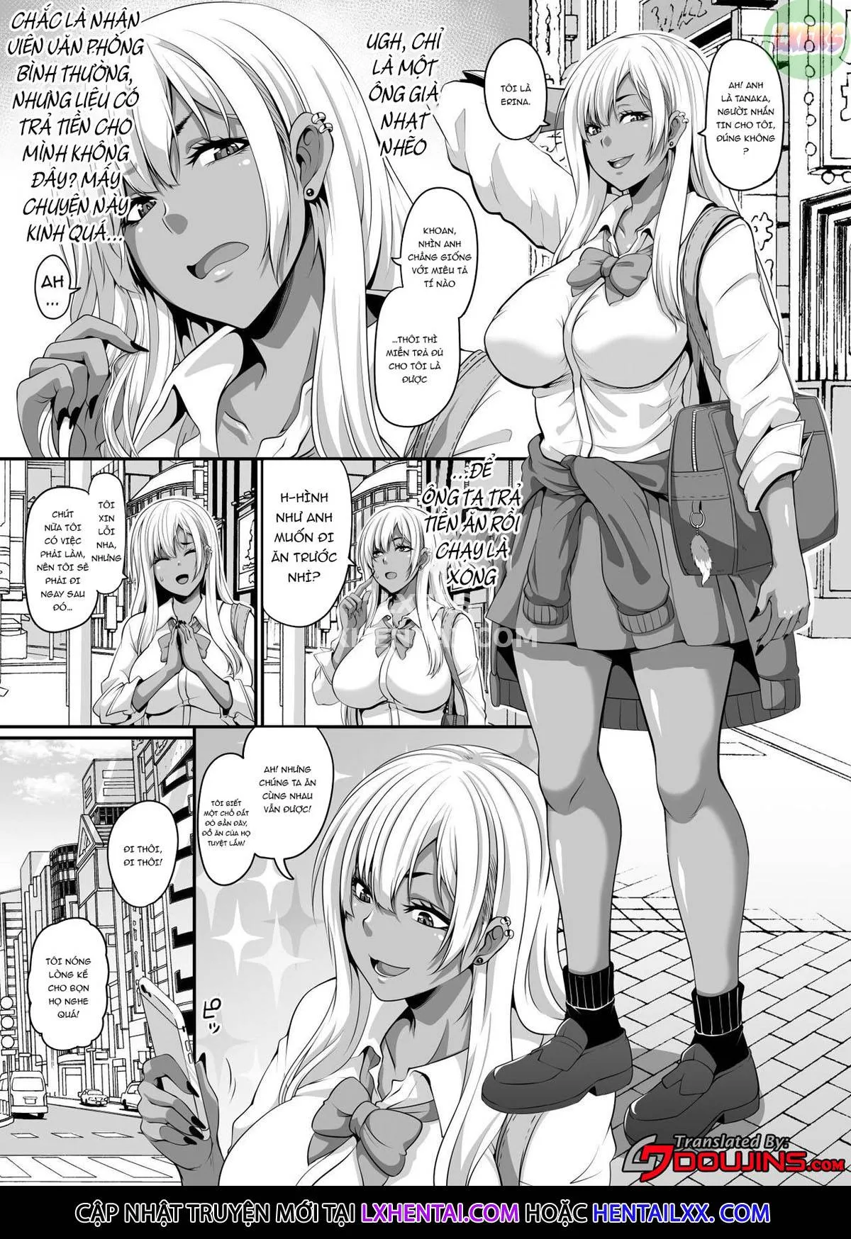 HentaiVN.net - Ảnh 7 - A Sugar Daddy And The Gyaru Girls He Pays To Have An Orgy With Him [Papa Katsu Gyaru To Kimeseku Kara No Ran Pako] - Oneshot