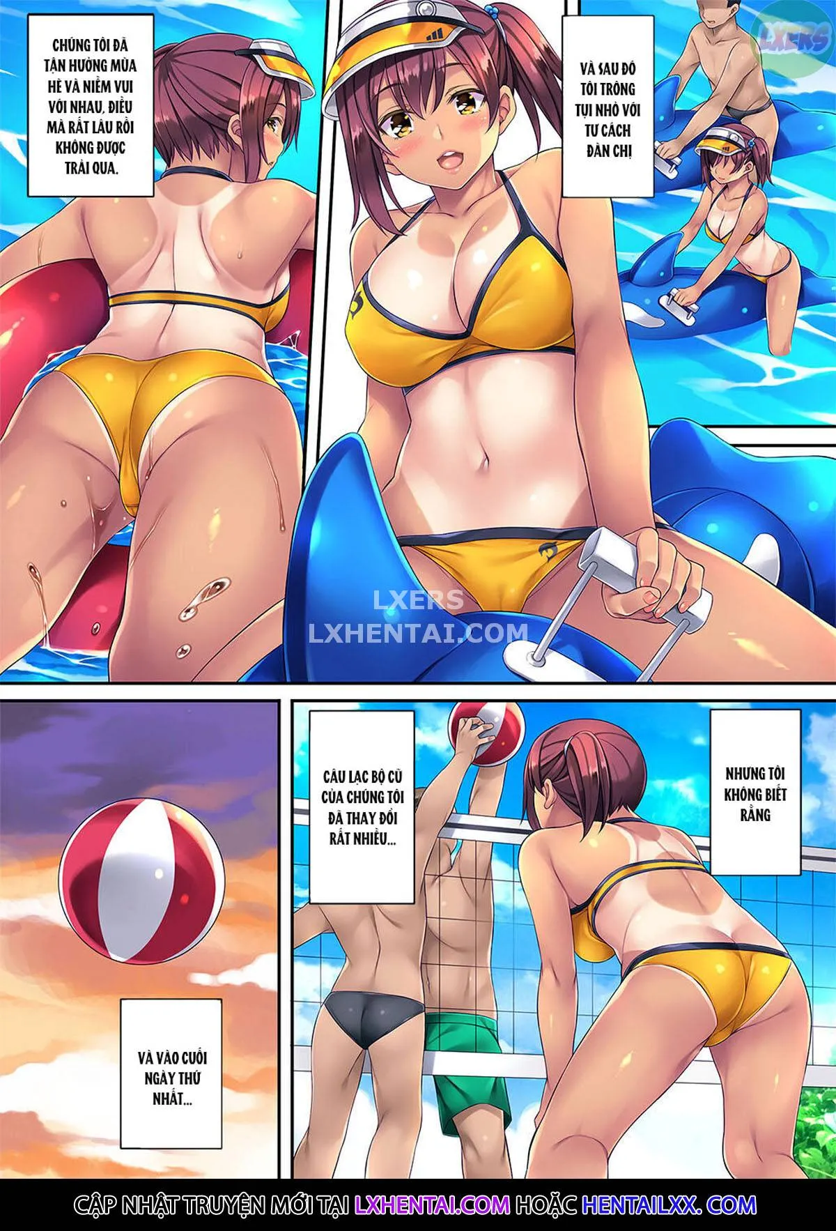 HentaiVN.net - Ảnh 11 - Natsu Gasshuku De Hamerareta Instructor - Oneshot