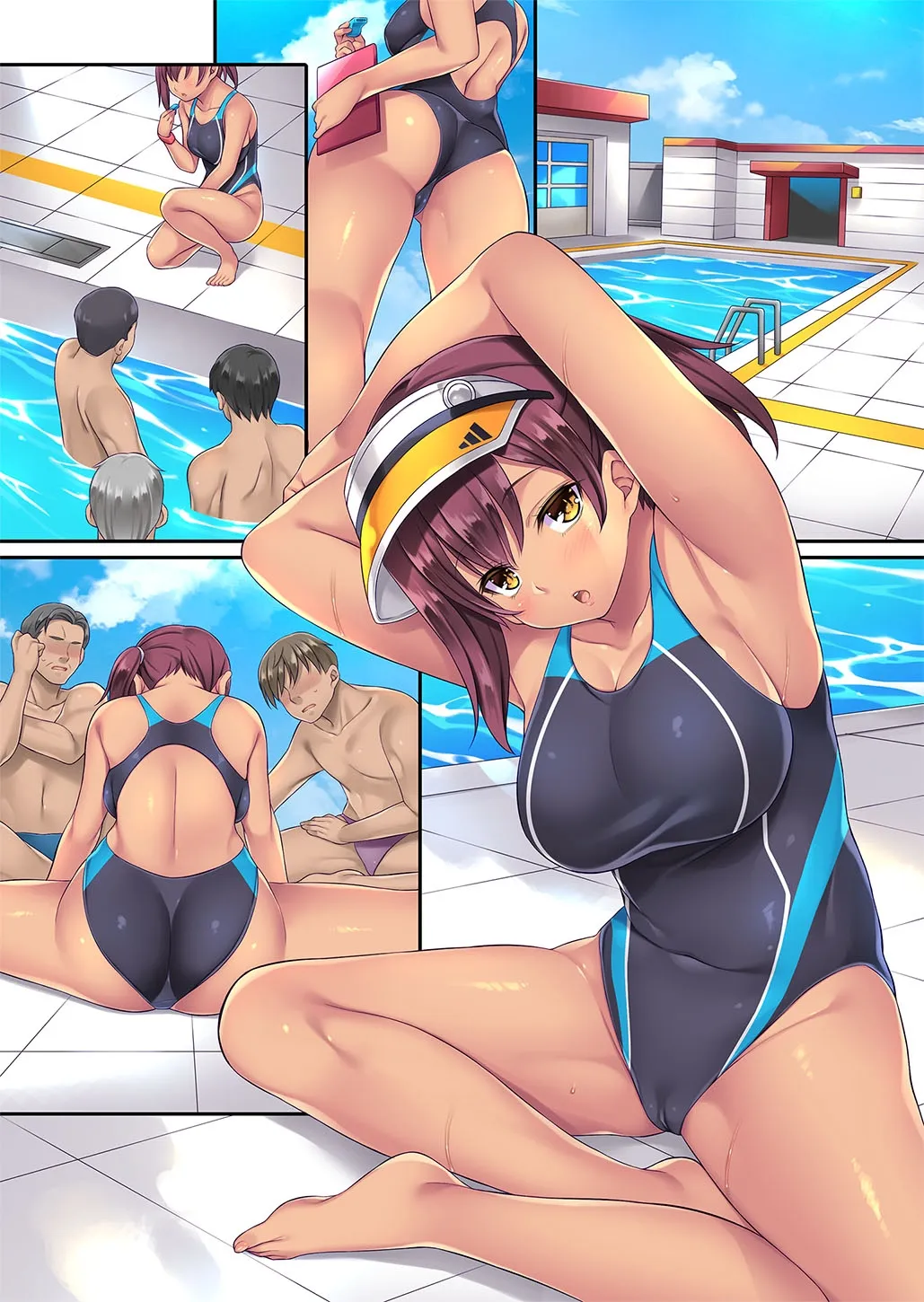 HentaiVN.net - Ảnh 3 - Natsu Gasshuku De Hamerareta Instructor - Oneshot - Artist CG