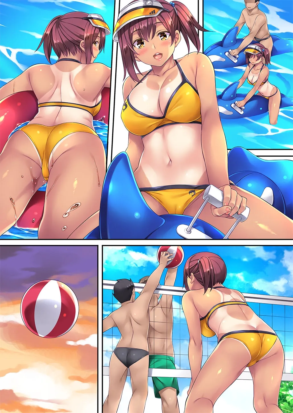 HentaiVN.net - Ảnh 7 - Natsu Gasshuku De Hamerareta Instructor - Oneshot - Artist CG