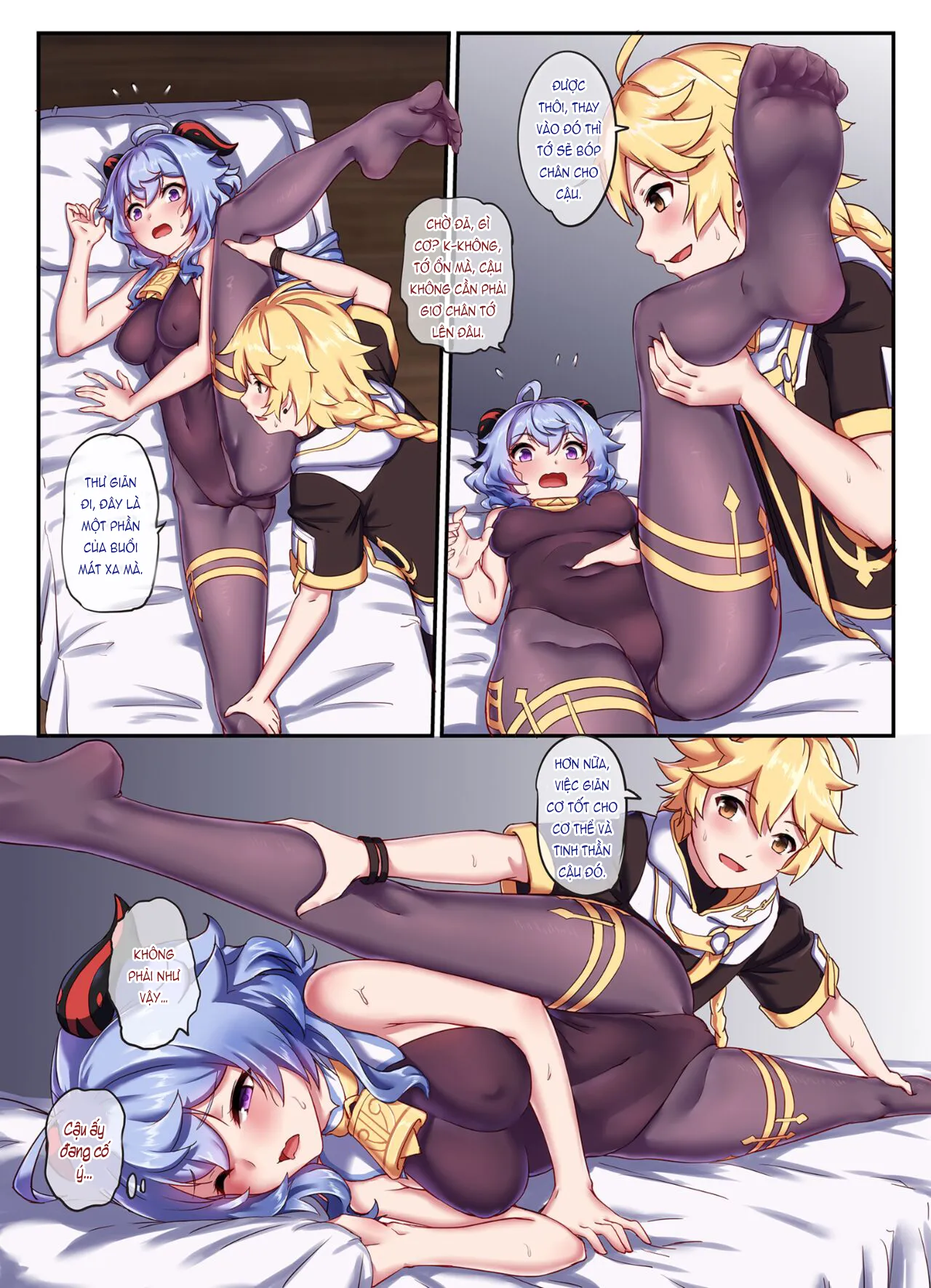HentaiVN.net - Ảnh 11 - Tăng ca cùng dê dừa! [Working Overtime With Ganyu] - 1shot full màu