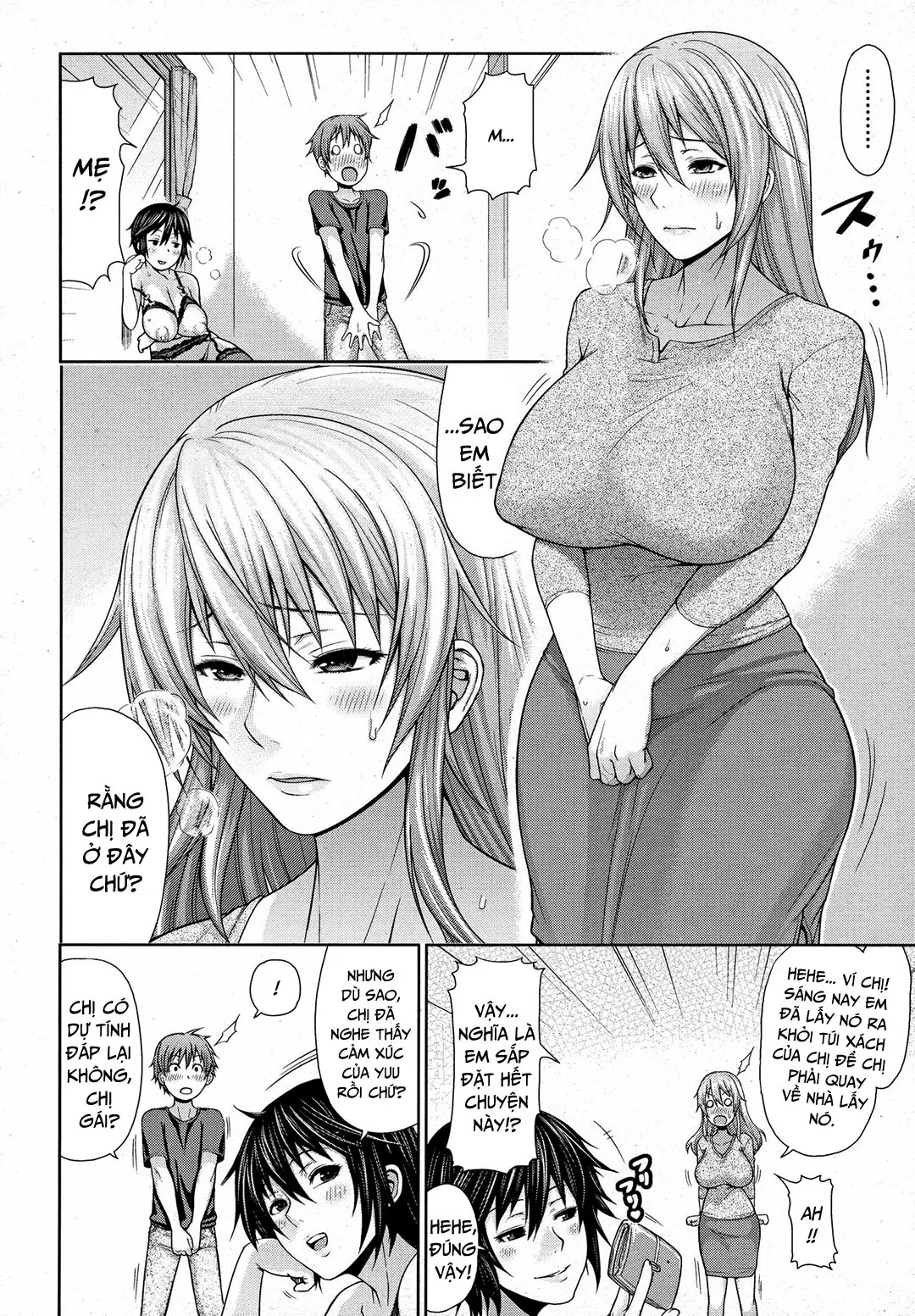 HentaiVN.net - Ảnh 11 - Dì và người mẹ kiều diễm [Oba To Shukubo; Aunt And Graceful Mother] - Oneshot