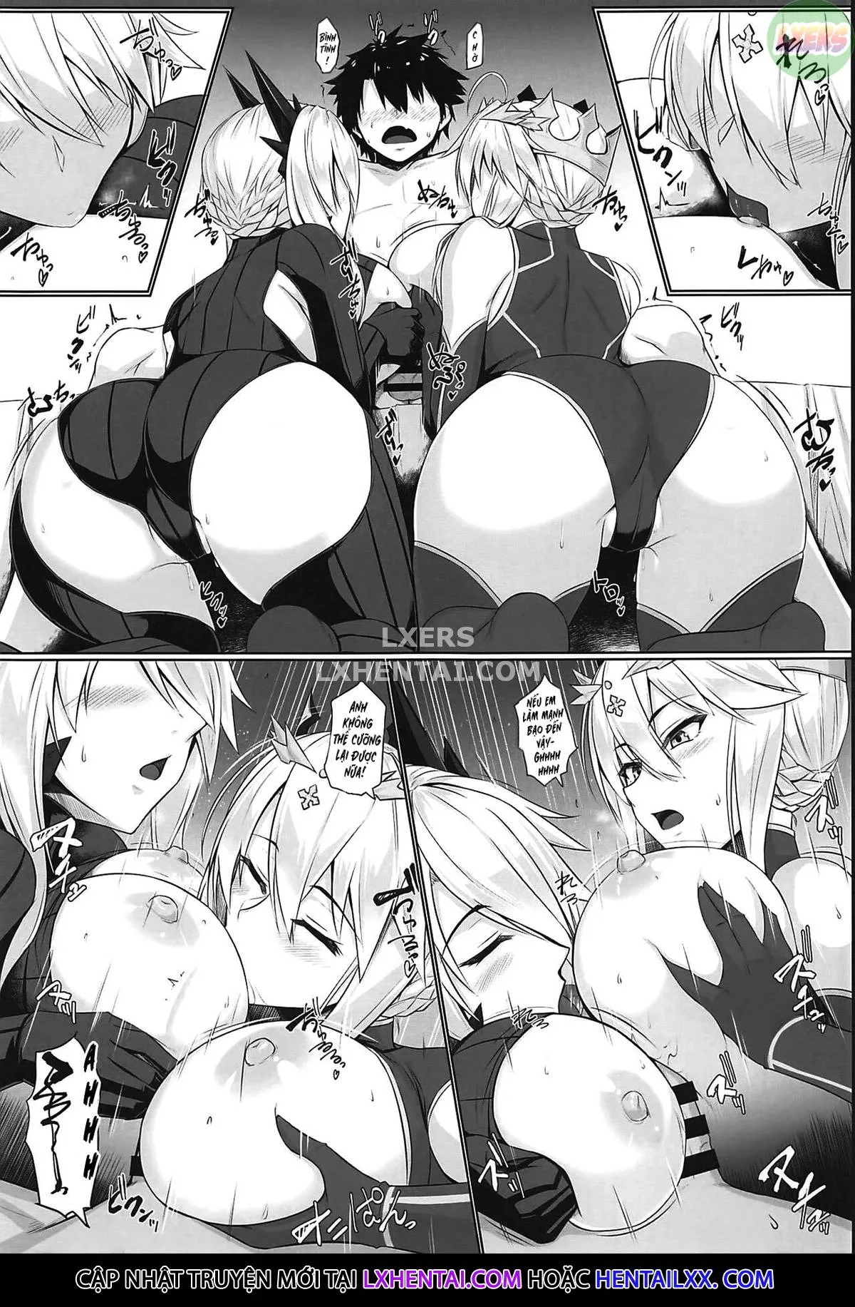 HentaiVN.net - Ảnh 10 - ue ue shita shita chichi ue chichi ue - Oneshot