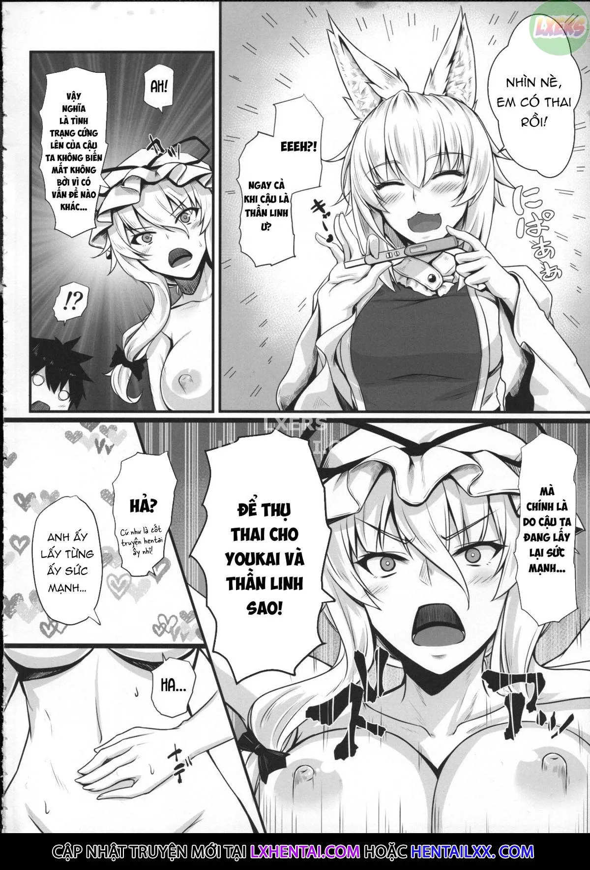 HentaiVN.net - Ảnh 23 - Hatsujouki no Ran-sama to EX Yukarin mo Issho - Oneshot