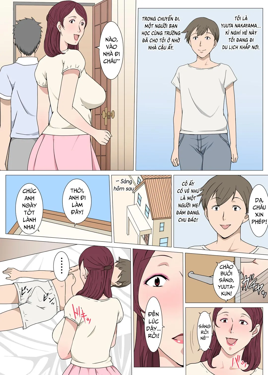 HentaiVN.net - Ảnh 4 - Ngầm đồng ý làm tình với mẹ bạn [Anmoku no Ryoukai de Oba-san to H Shita Hanashi; The Story of an Unspoken Sex Agreement With Oba-San] - Oneshot