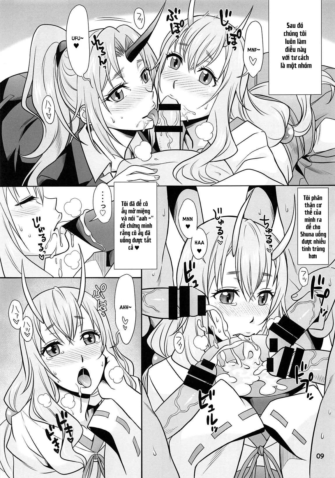 HentaiVN.net - Ảnh 10 - Bí mật của Shion [(サンクリ2019 Spring) [ばななじゃむ (はんざきじろう)] SECRET♡ (転生したらスライムだった件) [英訳]] - Oneshot