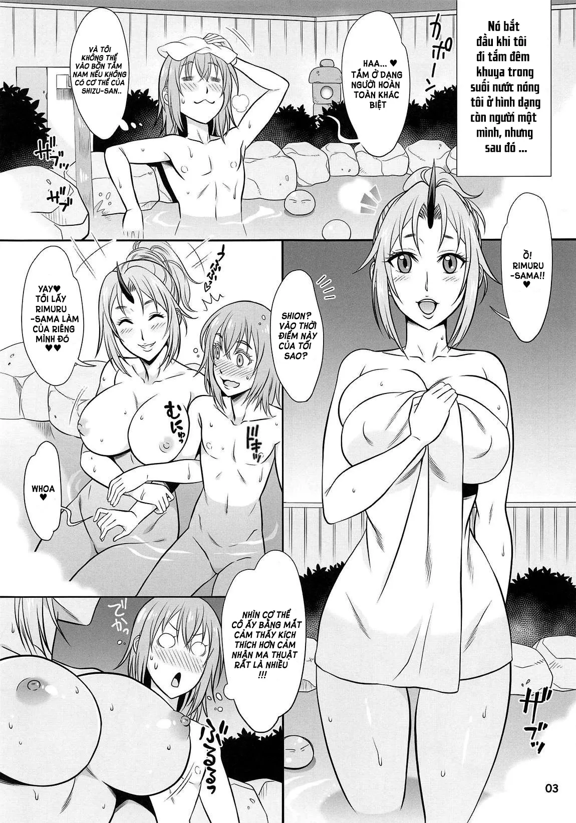 HentaiVN.net - Ảnh 4 - Bí mật của Shion [(サンクリ2019 Spring) [ばななじゃむ (はんざきじろう)] SECRET♡ (転生したらスライムだった件) [英訳]] - Oneshot