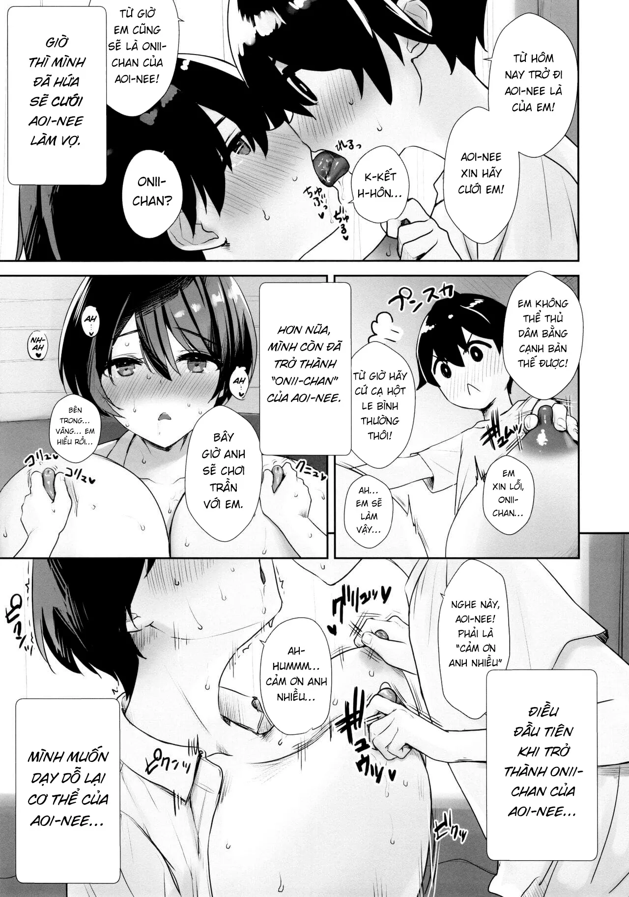 HentaiVN.net - Ảnh 10 - No-bura na Mukanjou Onee-chan no Shikyuu ni Ippai H na Koto (Osekkyou) o Shite Boku no Mono ni Suru Hon - Chap 1