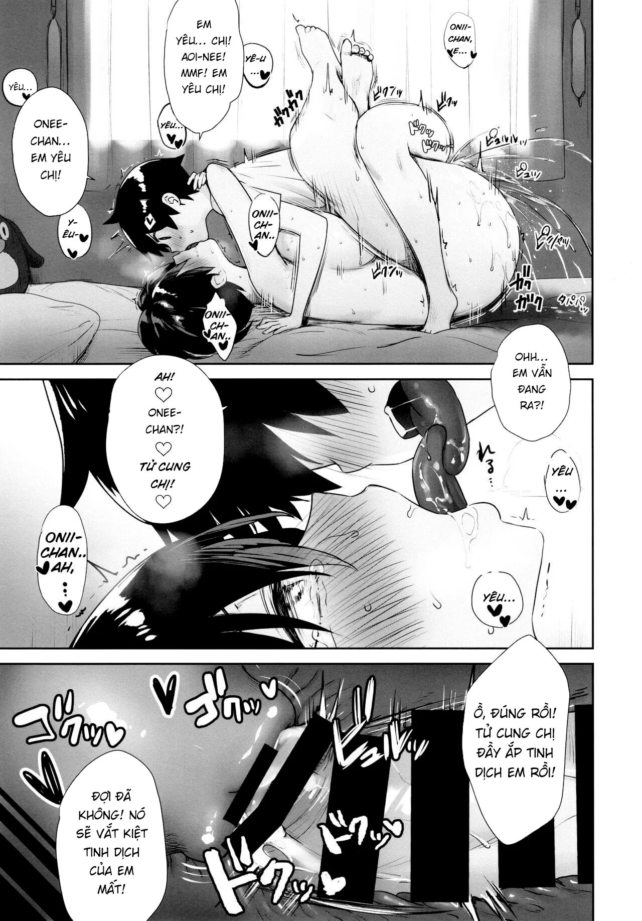 HentaiVN.net - Ảnh 14 - No-bura na Mukanjou Onee-chan no Shikyuu ni Ippai H na Koto (Osekkyou) o Shite Boku no Mono ni Suru Hon - Chap 1