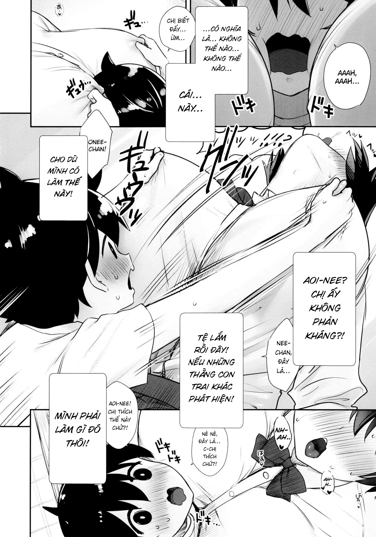 HentaiVN.net - Ảnh 7 - No-bura na Mukanjou Onee-chan no Shikyuu ni Ippai H na Koto (Osekkyou) o Shite Boku no Mono ni Suru Hon - Chap 1