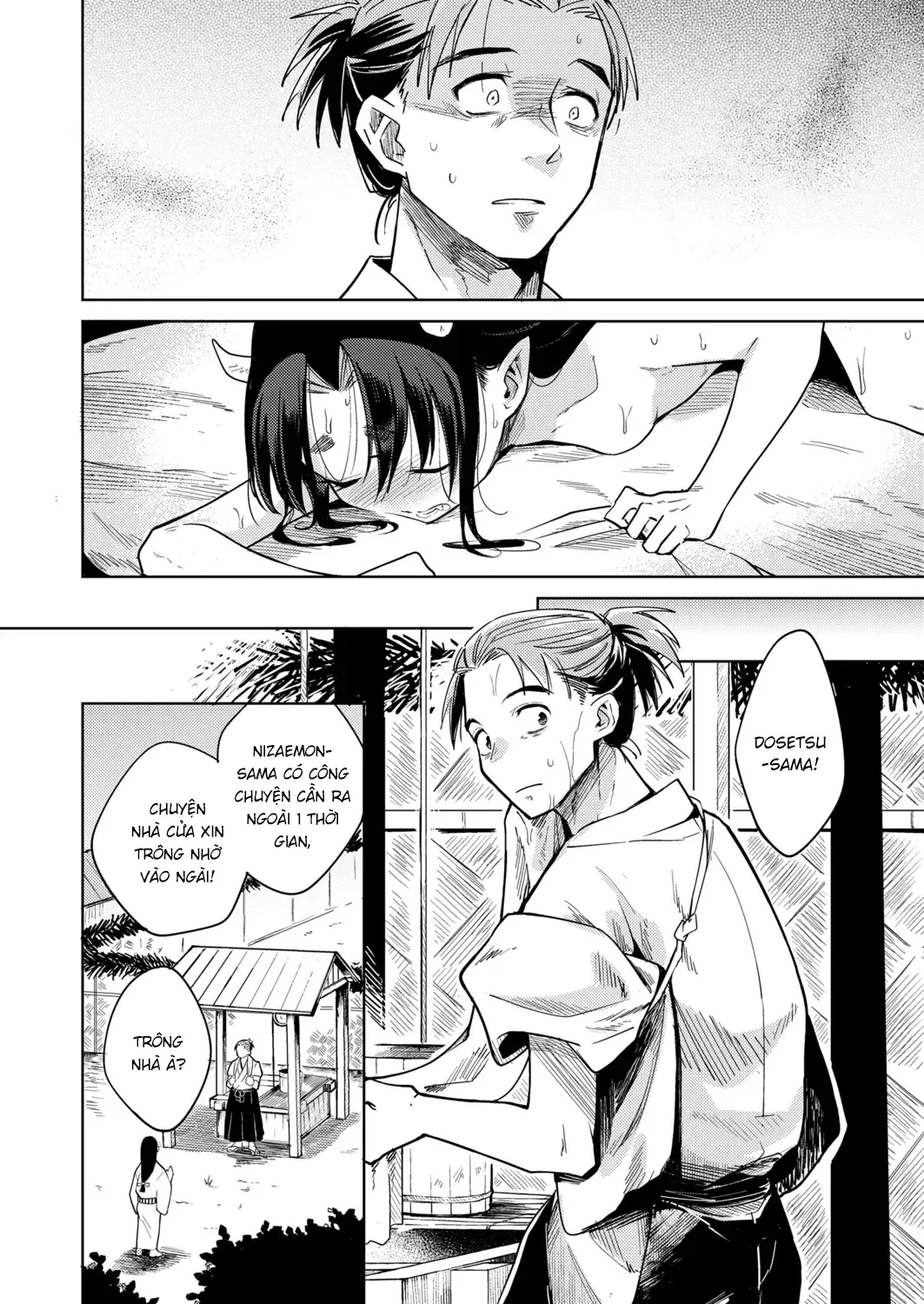 HentaiVN.net - Ảnh 13 - Nhốt bé Oni trong cũi sắt [Oni o Toraeru; 鬼を囚える] - Tháng cô hồn tà dăm có quỷ theo sau