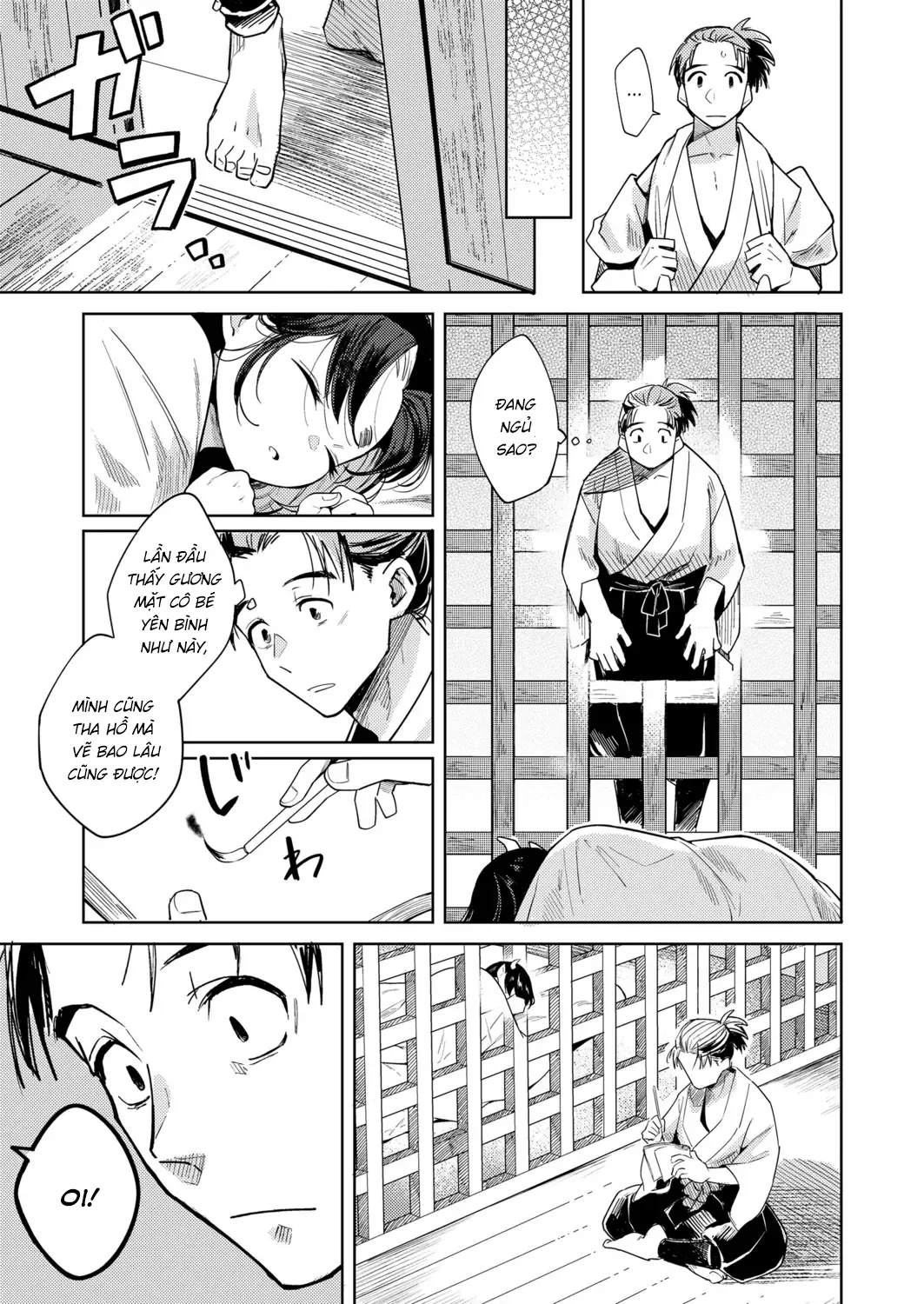 HentaiVN.net - Ảnh 14 - Nhốt bé Oni trong cũi sắt [Oni o Toraeru; 鬼を囚える] - Tháng cô hồn tà dăm có quỷ theo sau