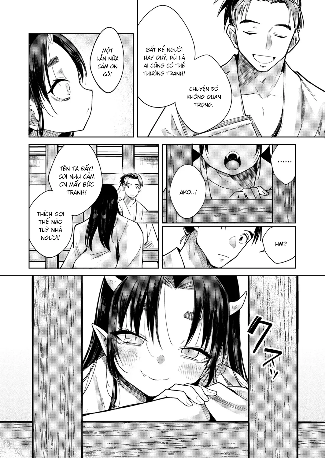 HentaiVN.net - Ảnh 17 - Nhốt bé Oni trong cũi sắt [Oni o Toraeru; 鬼を囚える] - Tháng cô hồn tà dăm có quỷ theo sau