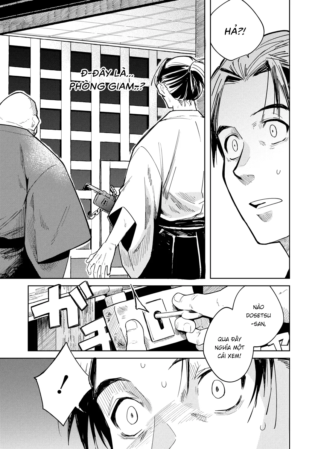 HentaiVN.net - Ảnh 6 - Nhốt bé Oni trong cũi sắt [Oni o Toraeru; 鬼を囚える] - Tháng cô hồn tà dăm có quỷ theo sau