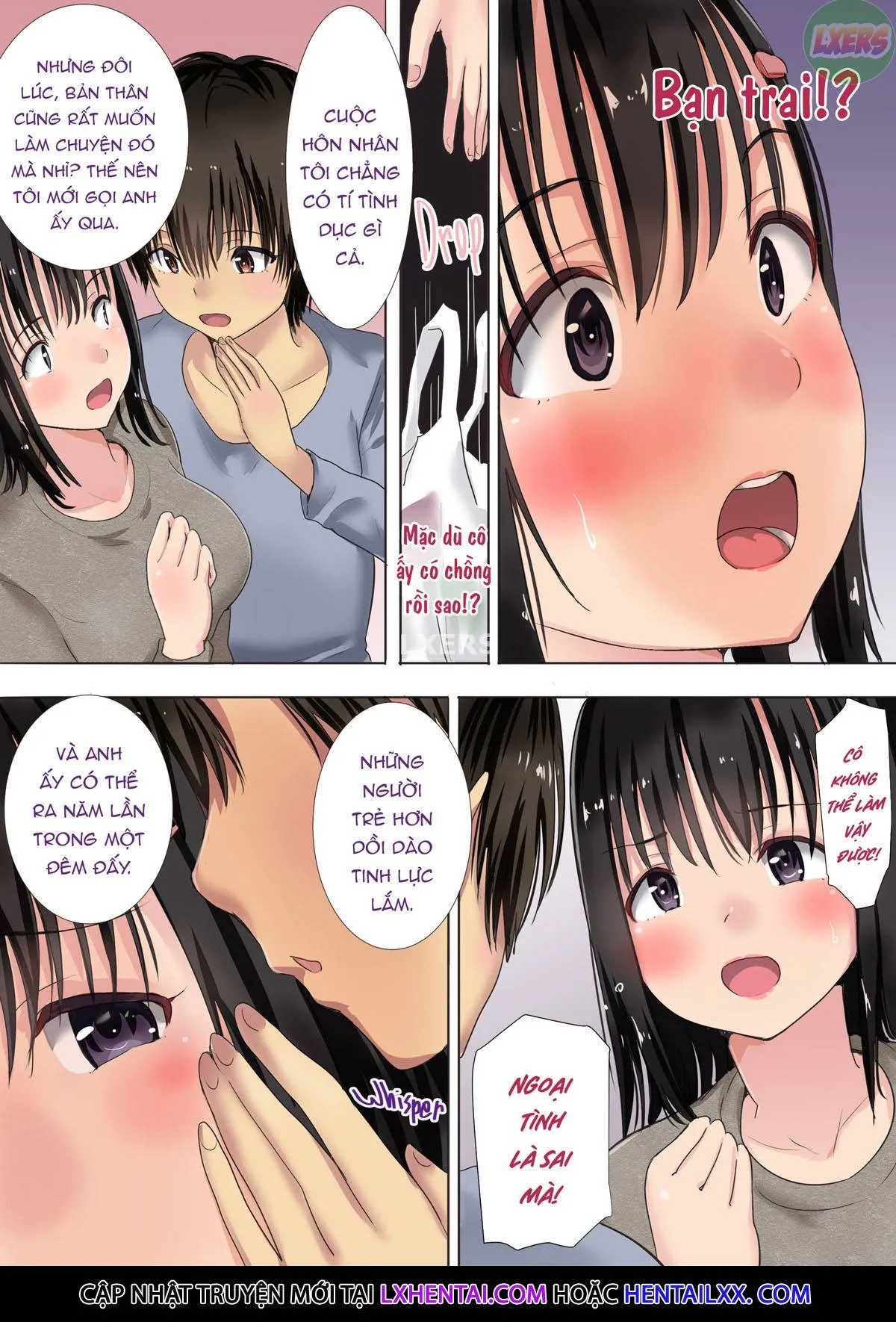 HentaiVN.net - Ảnh 10 - Fucking Behind My Husband's Back - Oneshot