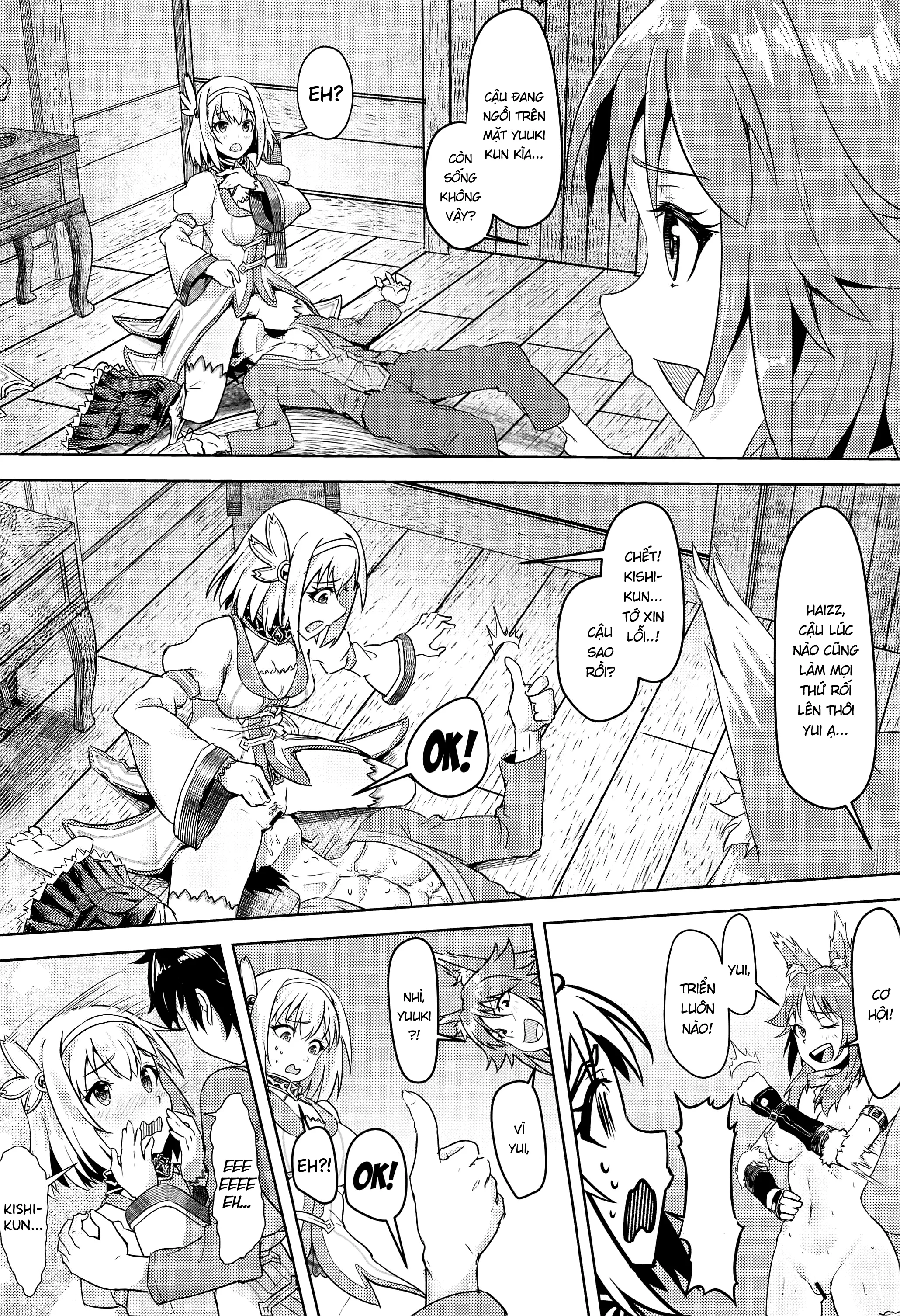 HentaiVN.net - Ảnh 10 - Yui-chan to Kishi-kun Futarikiri no Hitotoki [ユイちゃんと騎士クン♡ 二人きりのひと時; Yui-chan and Kishi-kun's Private Moment ♡] - Oneshot