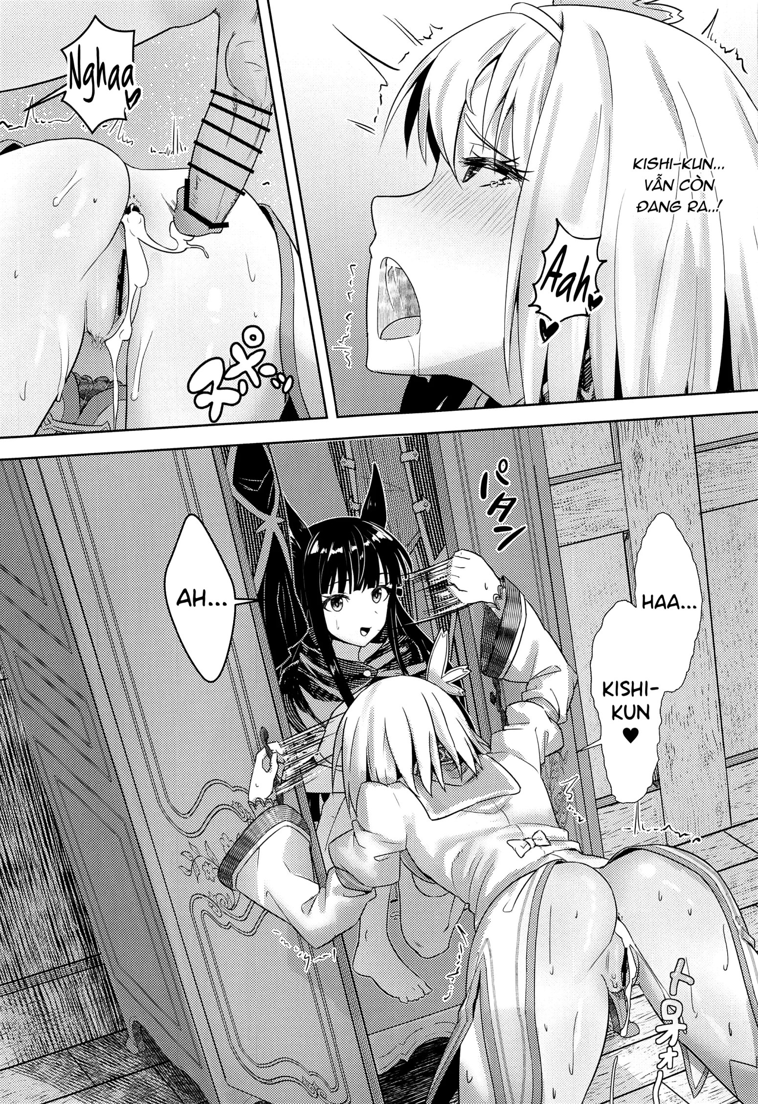 HentaiVN.net - Ảnh 19 - Yui-chan to Kishi-kun Futarikiri no Hitotoki [ユイちゃんと騎士クン♡ 二人きりのひと時; Yui-chan and Kishi-kun's Private Moment ♡] - Oneshot