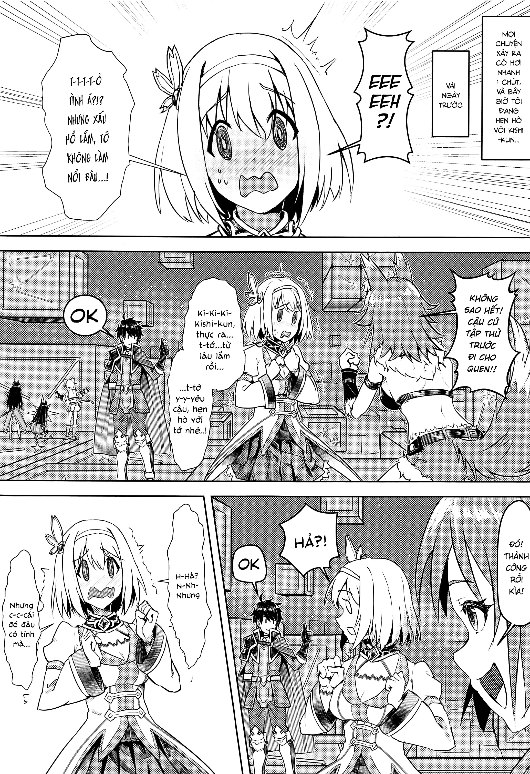 HentaiVN.net - Ảnh 3 - Yui-chan to Kishi-kun Futarikiri no Hitotoki [ユイちゃんと騎士クン♡ 二人きりのひと時; Yui-chan and Kishi-kun's Private Moment ♡] - Oneshot