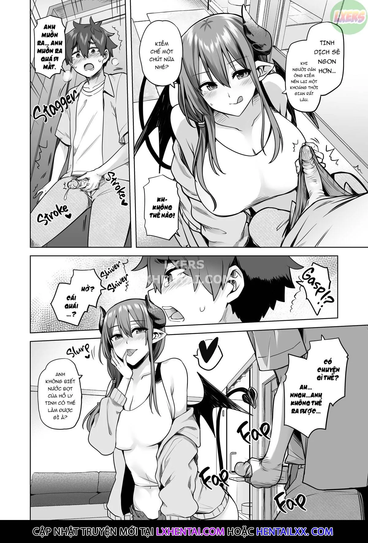 HentaiVN.net - Ảnh 15 - Succubus Ladies on a Milking Mission - Oneshot