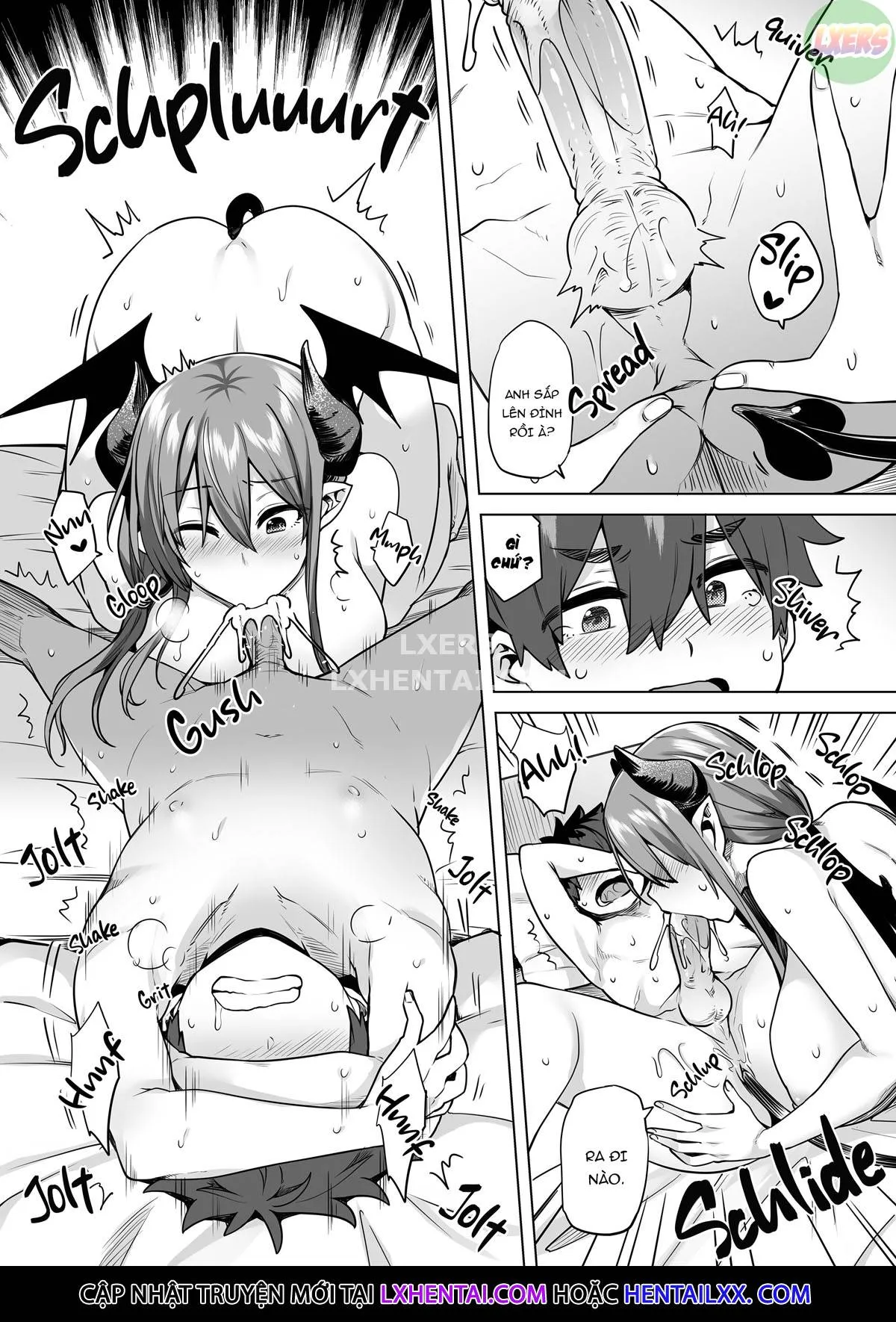 HentaiVN.net - Ảnh 19 - Succubus Ladies on a Milking Mission - Oneshot