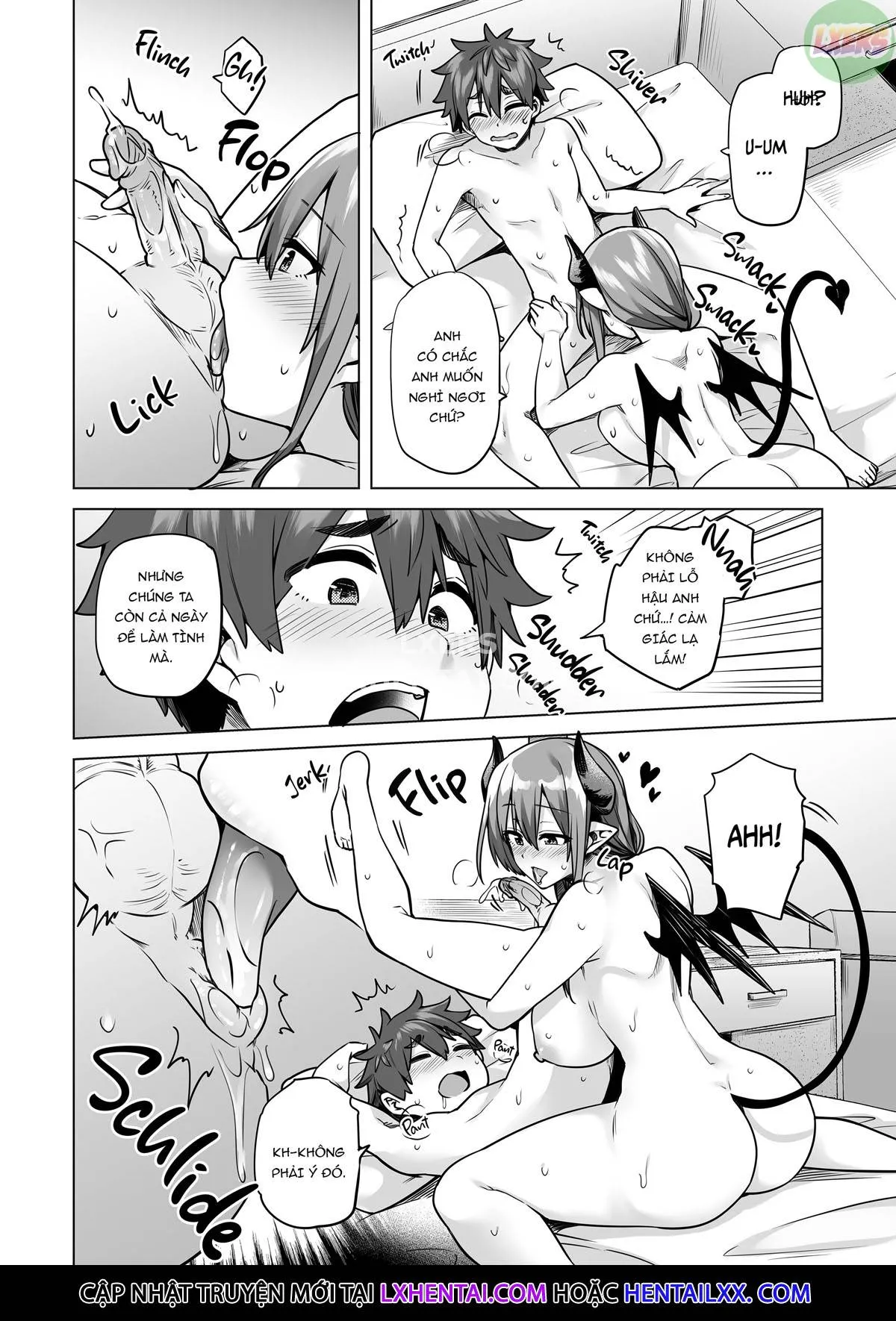 HentaiVN.net - Ảnh 21 - Succubus Ladies on a Milking Mission - Oneshot