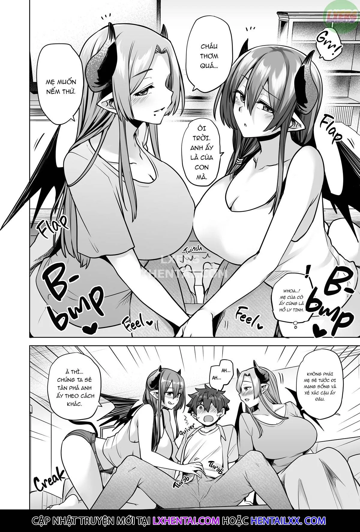 HentaiVN.net - Ảnh 39 - Succubus Ladies on a Milking Mission - Oneshot