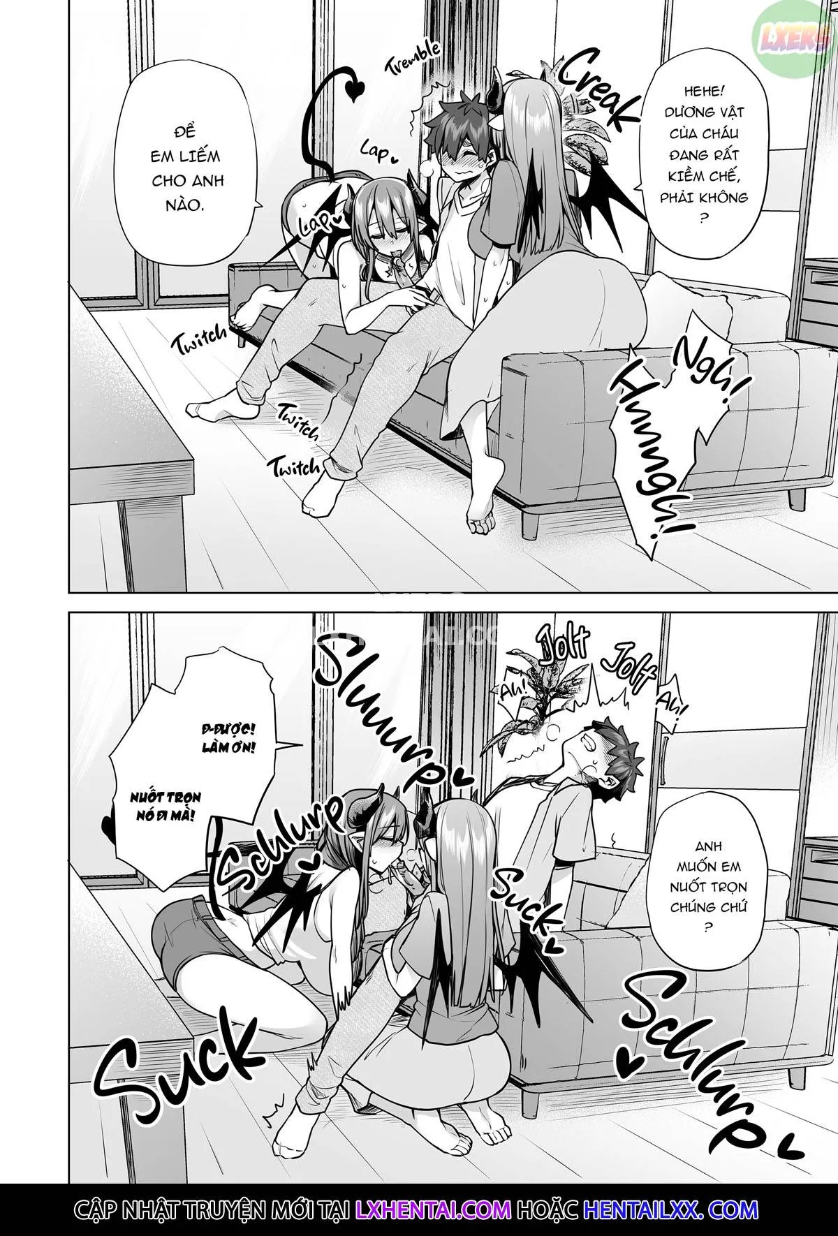 HentaiVN.net - Ảnh 41 - Succubus Ladies on a Milking Mission - Oneshot