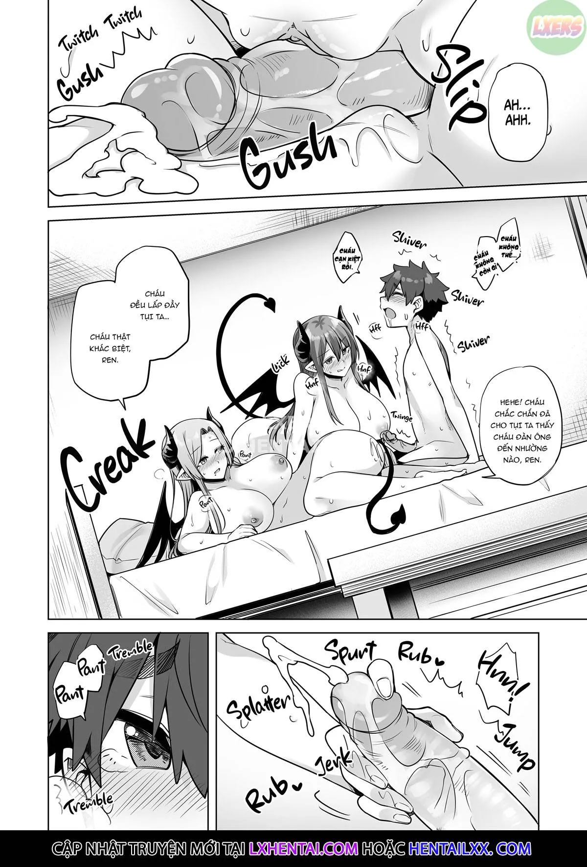 HentaiVN.net - Ảnh 65 - Succubus Ladies on a Milking Mission - Oneshot