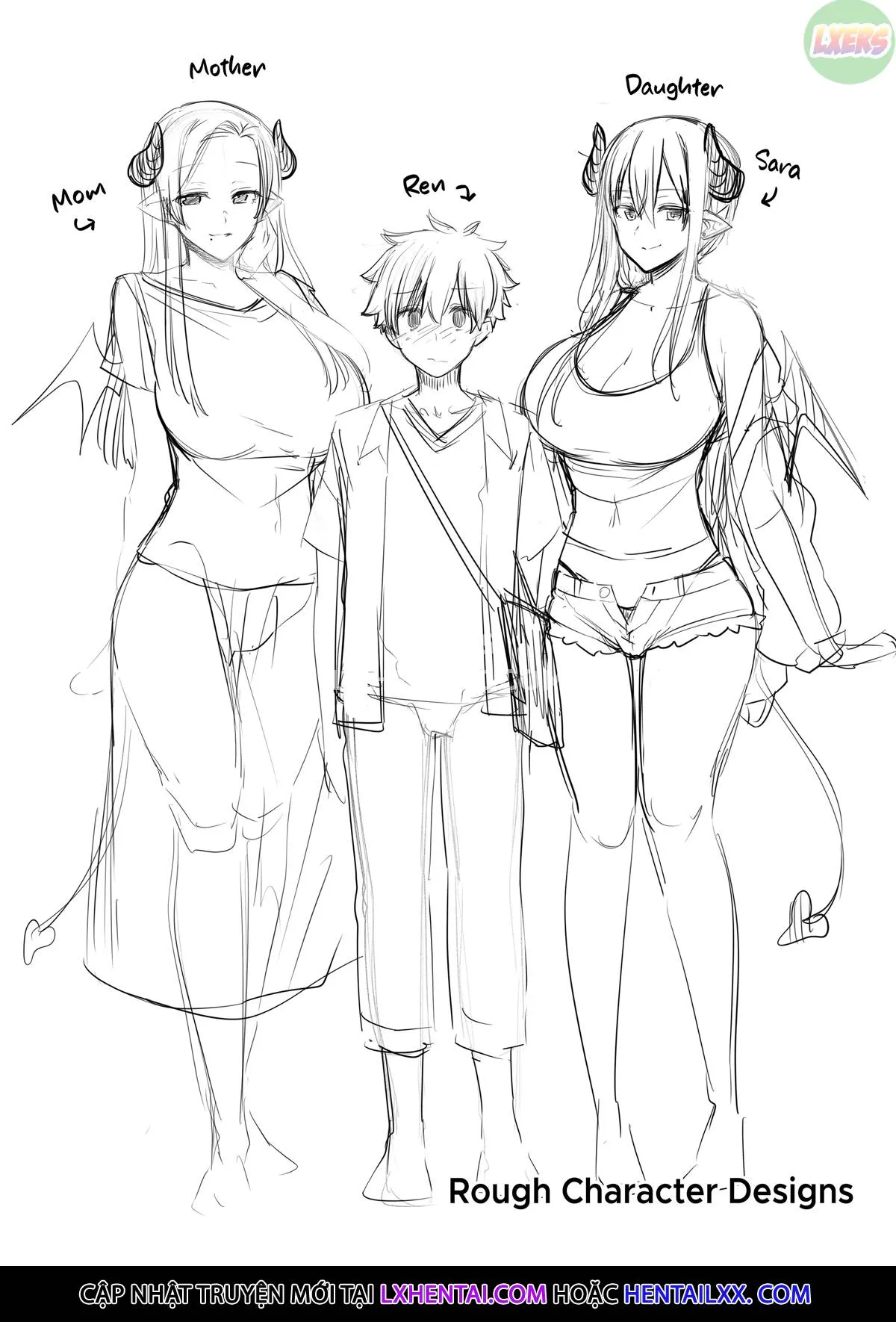 HentaiVN.net - Ảnh 7 - Succubus Ladies on a Milking Mission - Oneshot